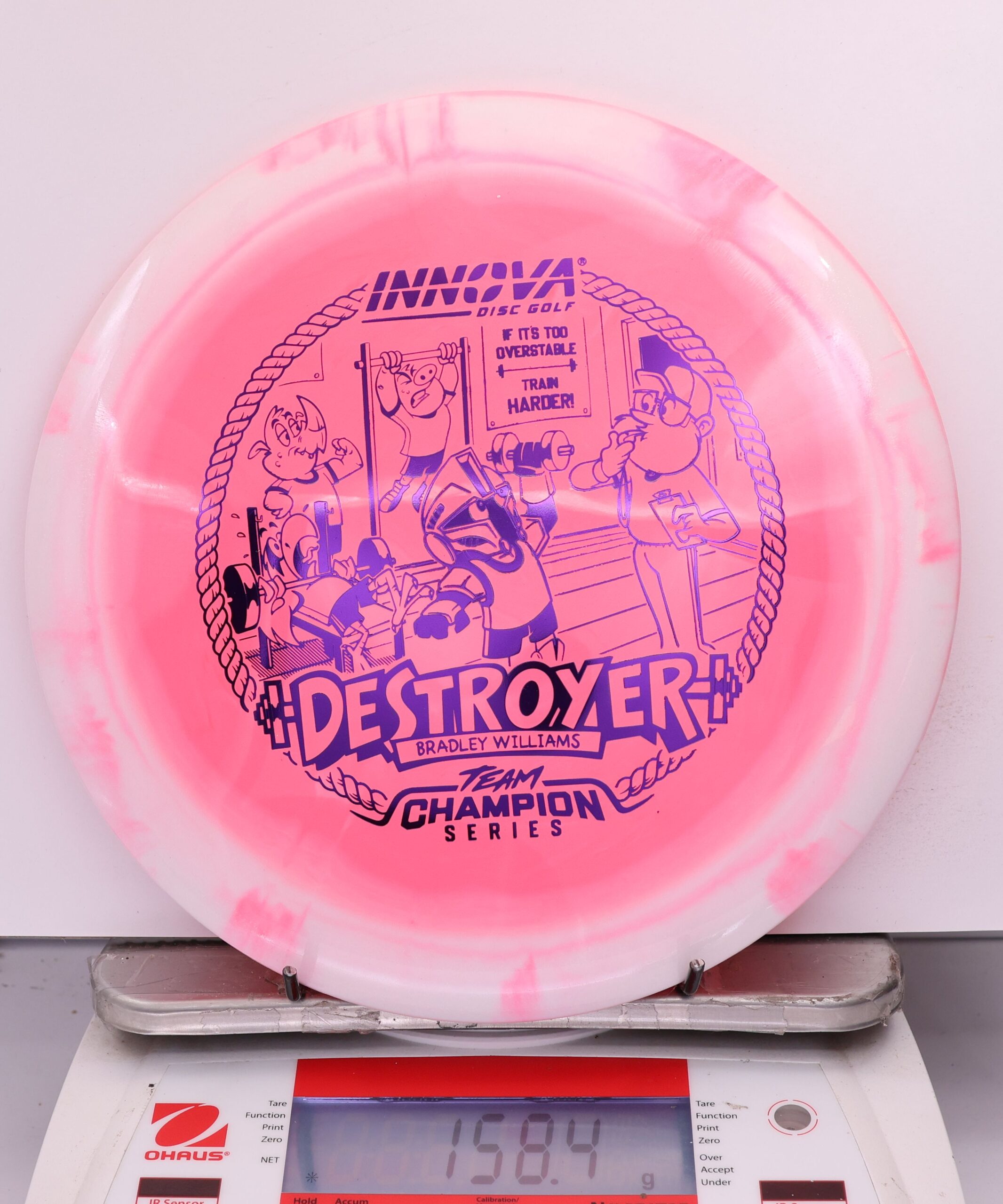 628053 Halo Star "Baby" Destroyer, Bradley Williams 2026 Tour Series - #22 White-Pink, 158