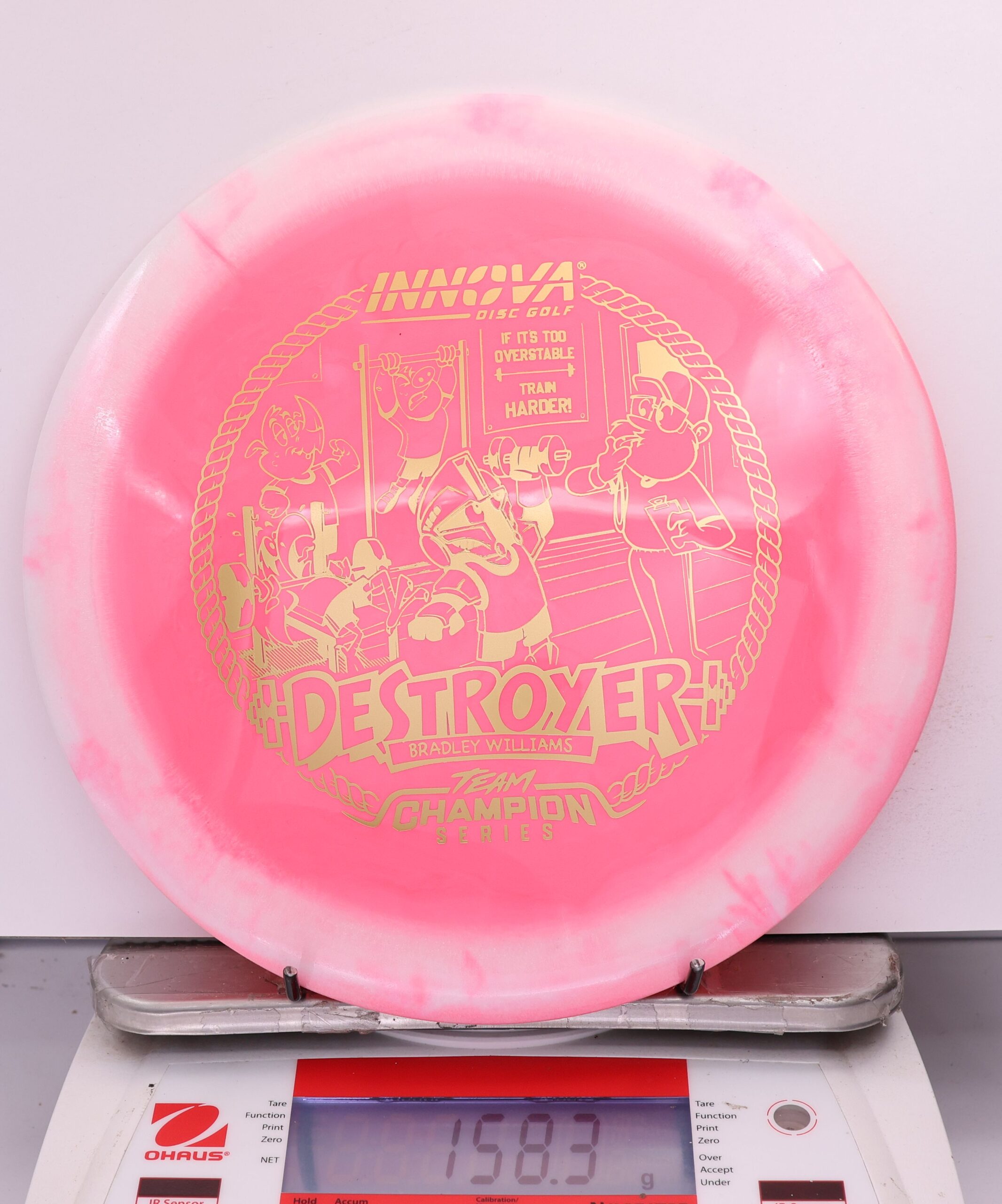 628054 Halo Star "Baby" Destroyer, Bradley Williams 2026 Tour Series - #23 White-Pink, 158