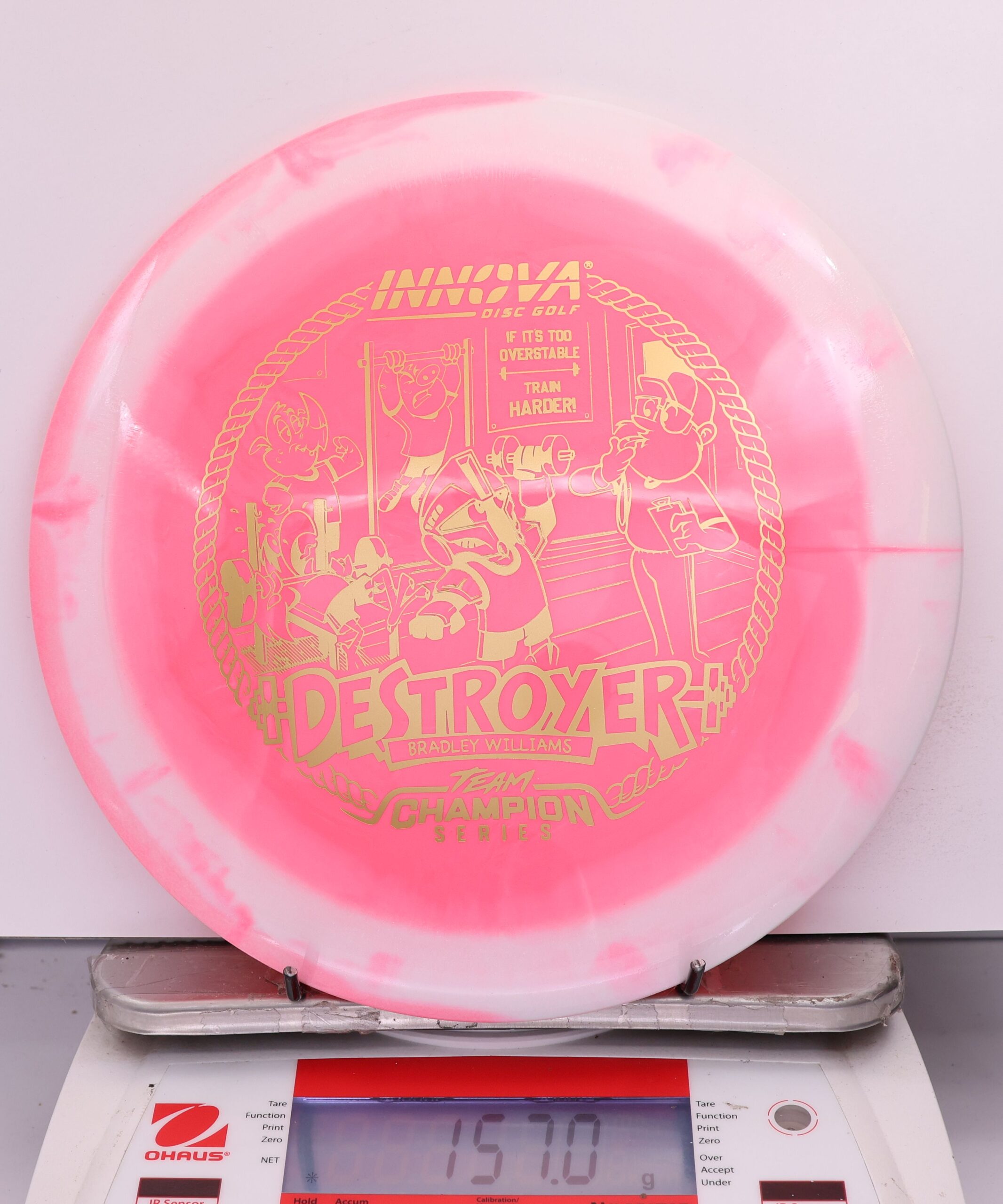 628055 Halo Star "Baby" Destroyer, Bradley Williams 2026 Tour Series - #24 White-Pink, 157