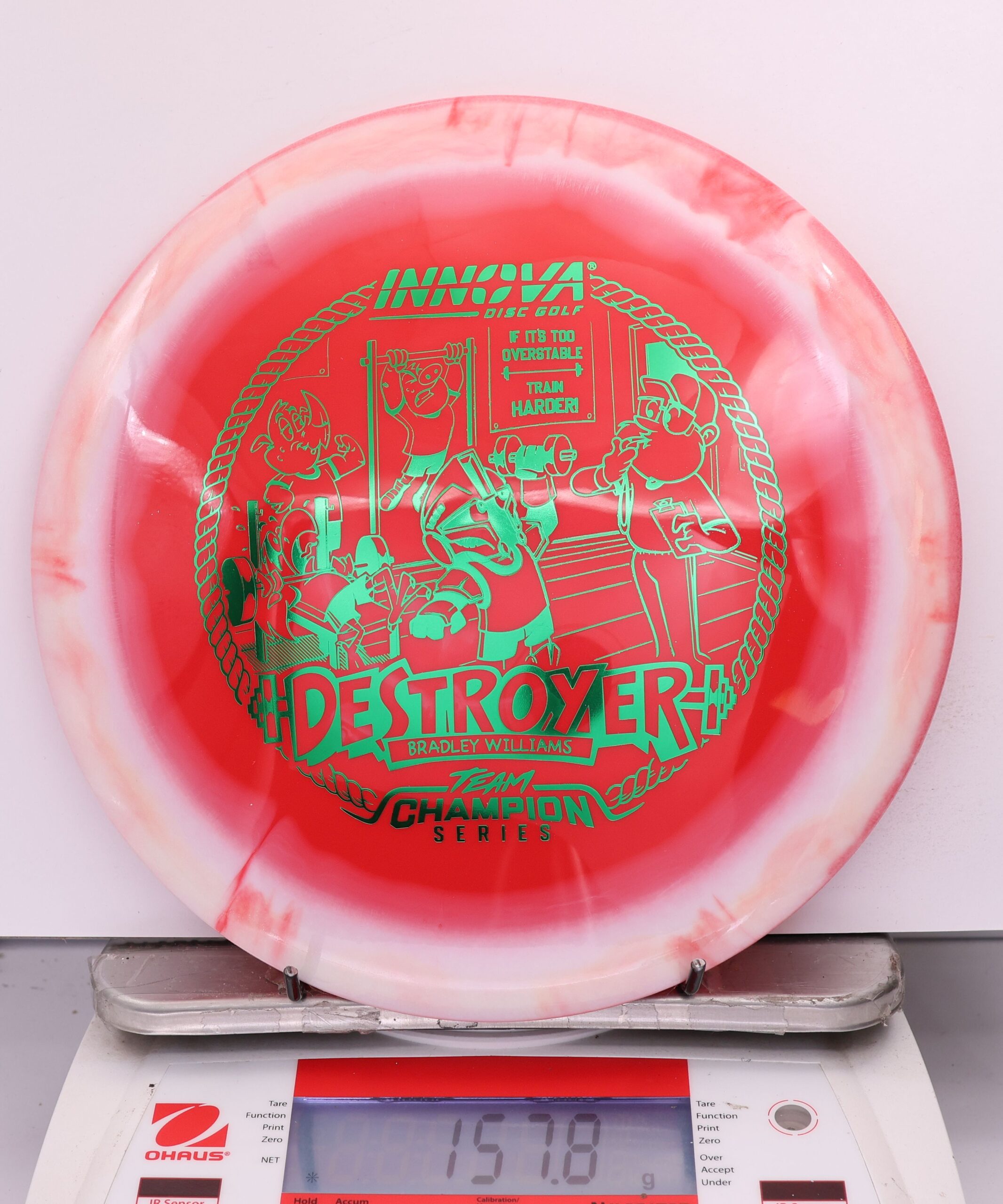 628056 Halo Star "Baby" Destroyer, Bradley Williams 2026 Tour Series - #25 White-Red, 158