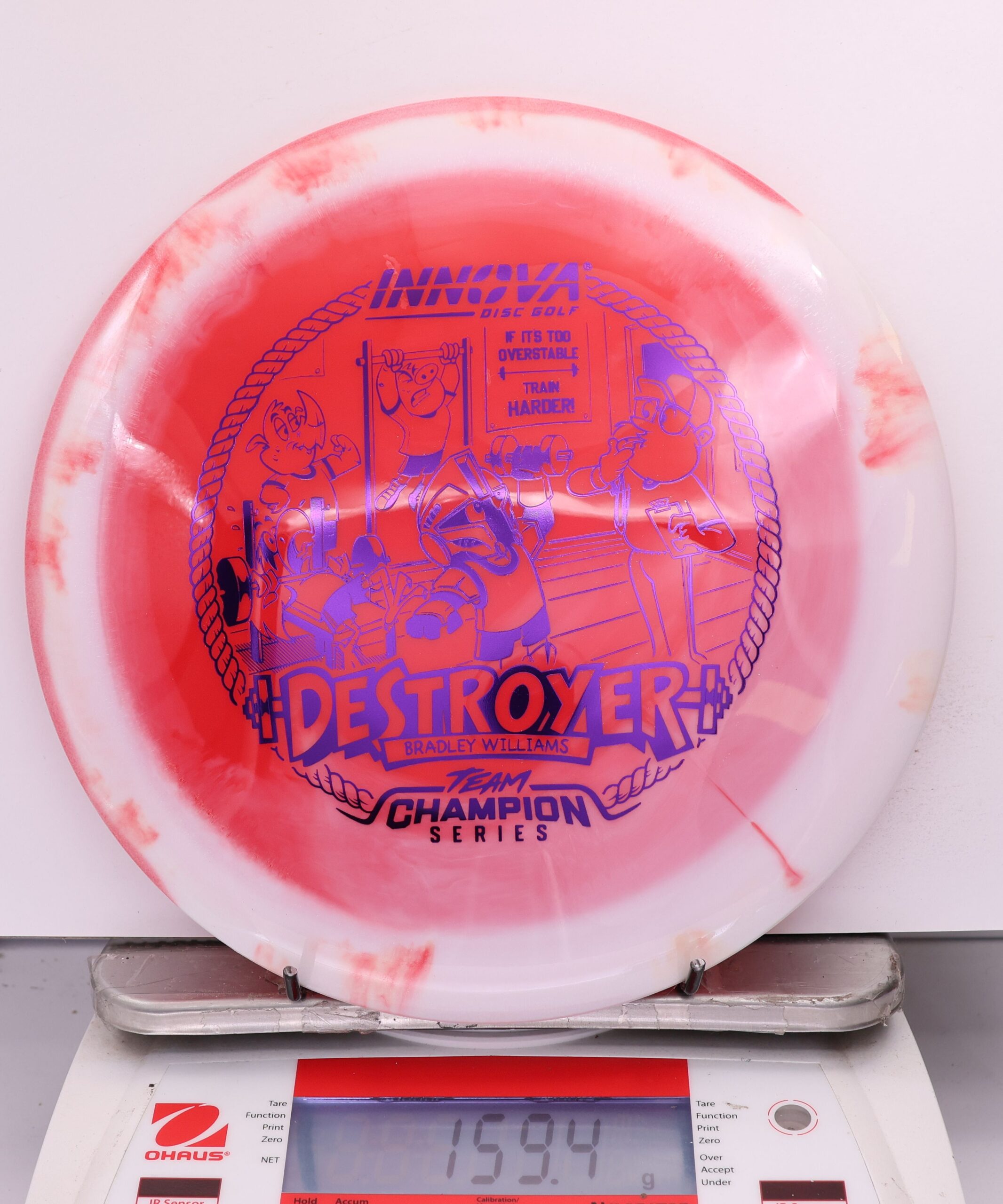 628057 Halo Star "Baby" Destroyer, Bradley Williams 2026 Tour Series - #26 White-Red, 159