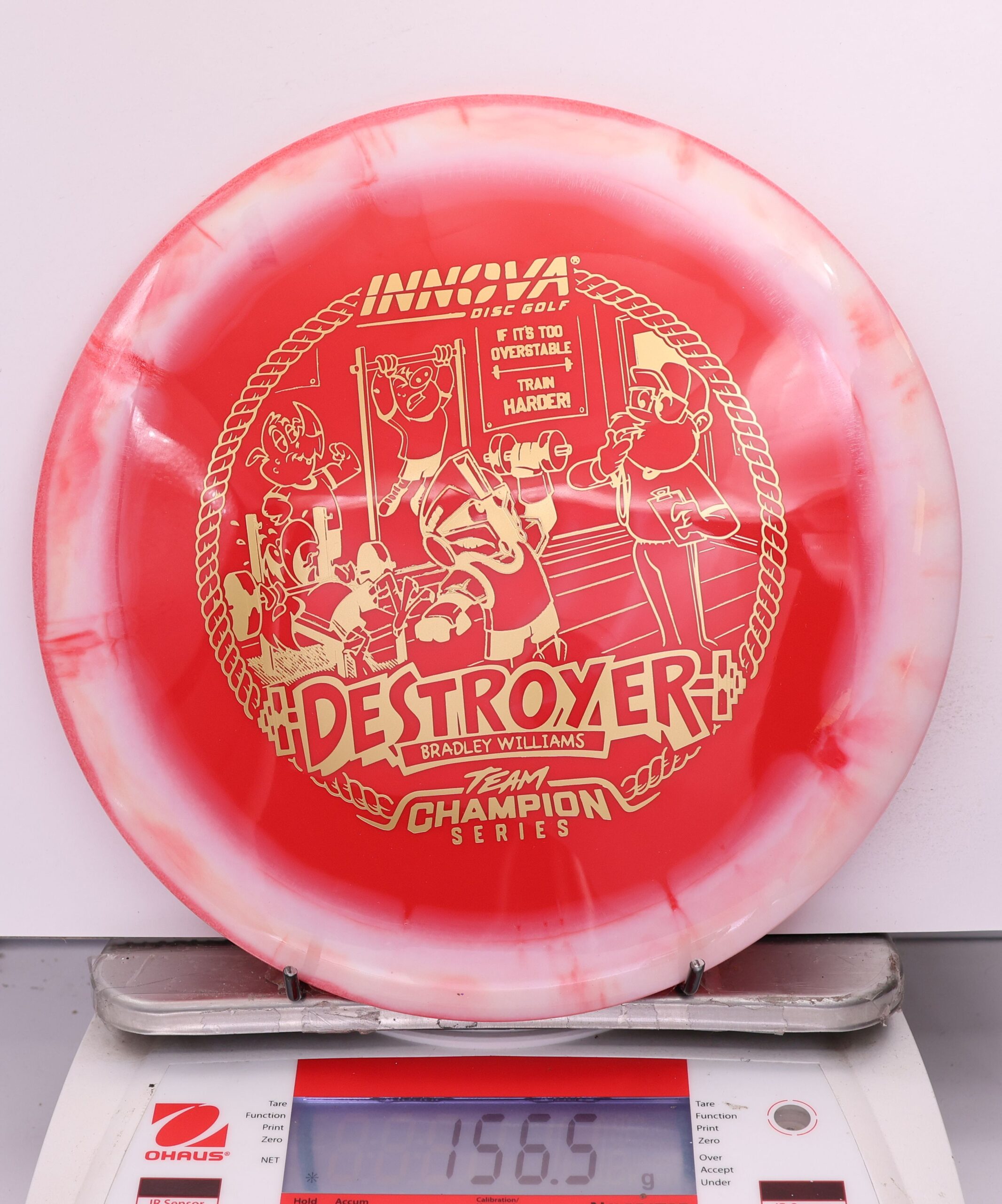 628105 Halo Star "Baby" Destroyer, Bradley Williams 2026 Tour Series - #27 White-Red, 157