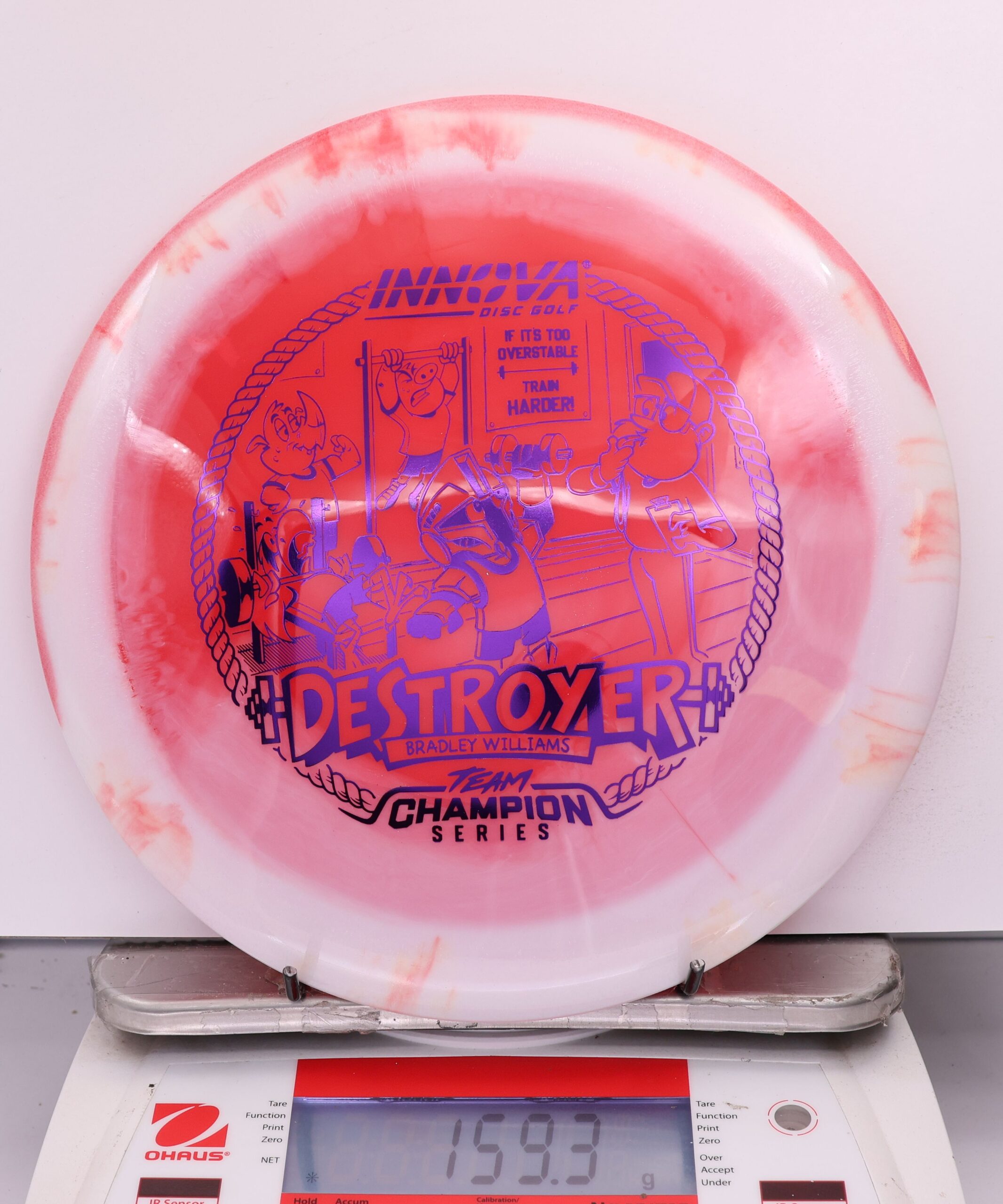 628107 Halo Star "Baby" Destroyer, Bradley Williams 2026 Tour Series - #29 White-Red, 159