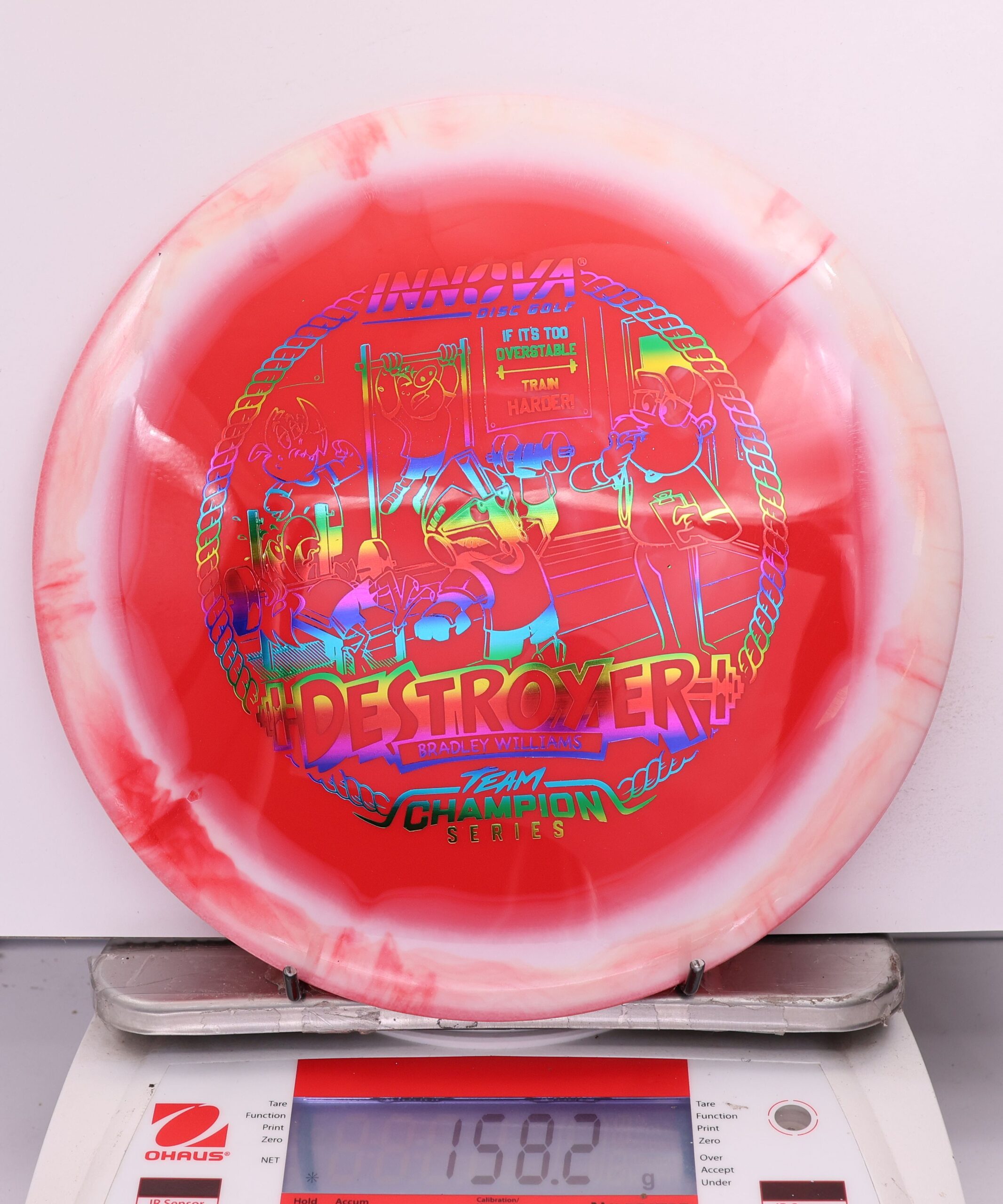628108 Halo Star "Baby" Destroyer, Bradley Williams 2026 Tour Series - #30 White-Red, 158