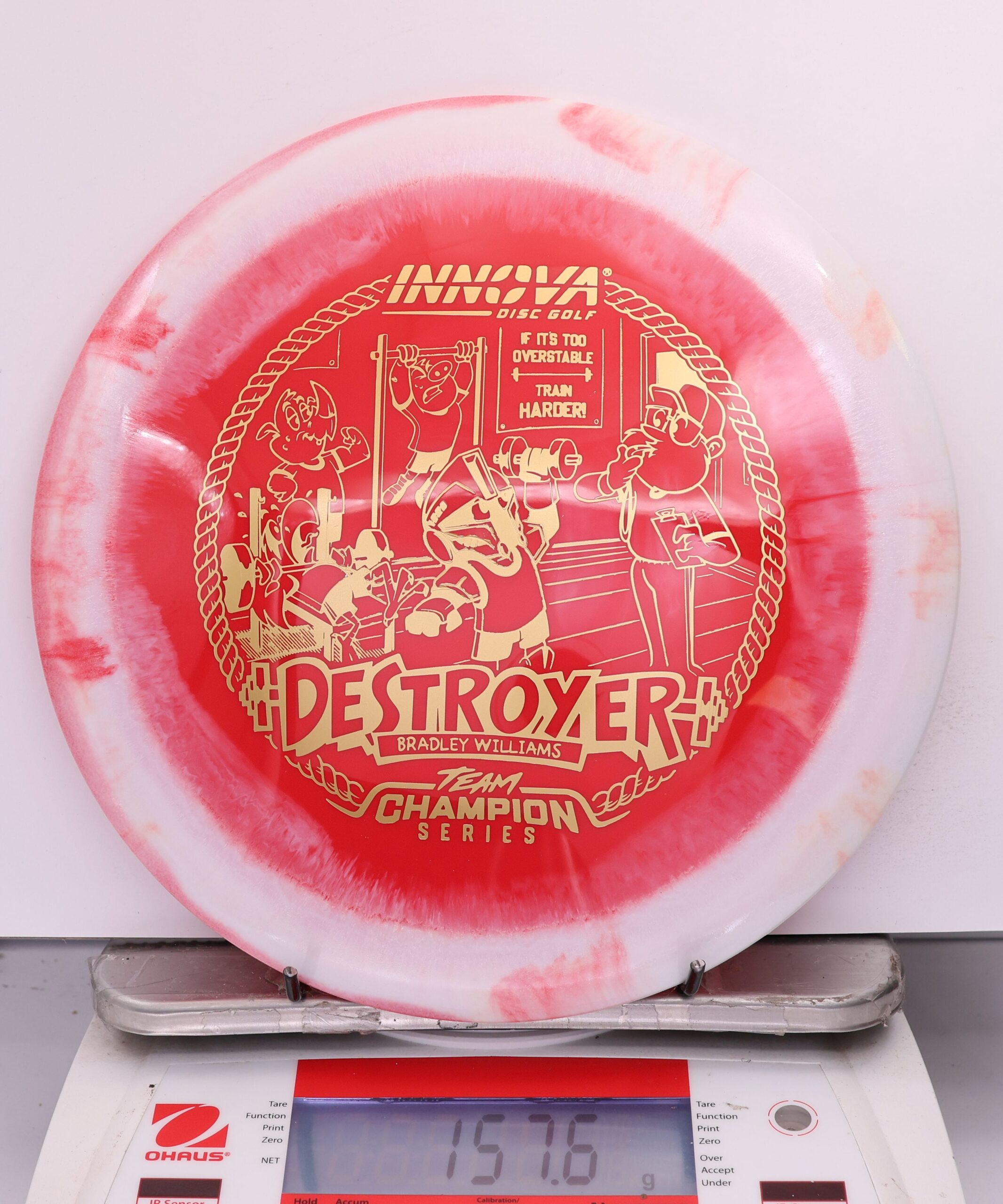 628109 Halo Star "Baby" Destroyer, Bradley Williams 2026 Tour Series - #31 White-Red, 158