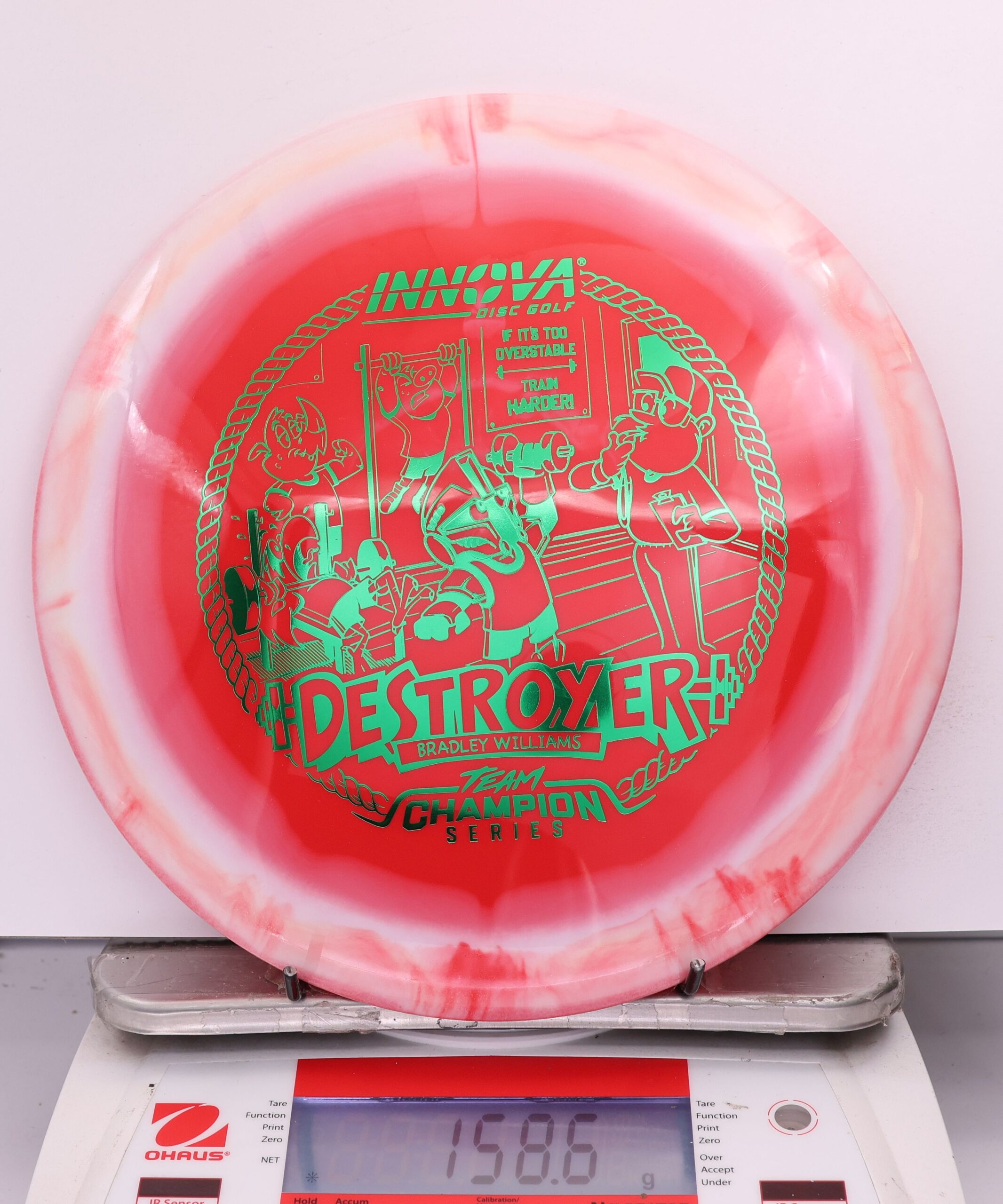 628157 Halo Star "Baby" Destroyer, Bradley Williams 2026 Tour Series - #32 White-Red, 159
