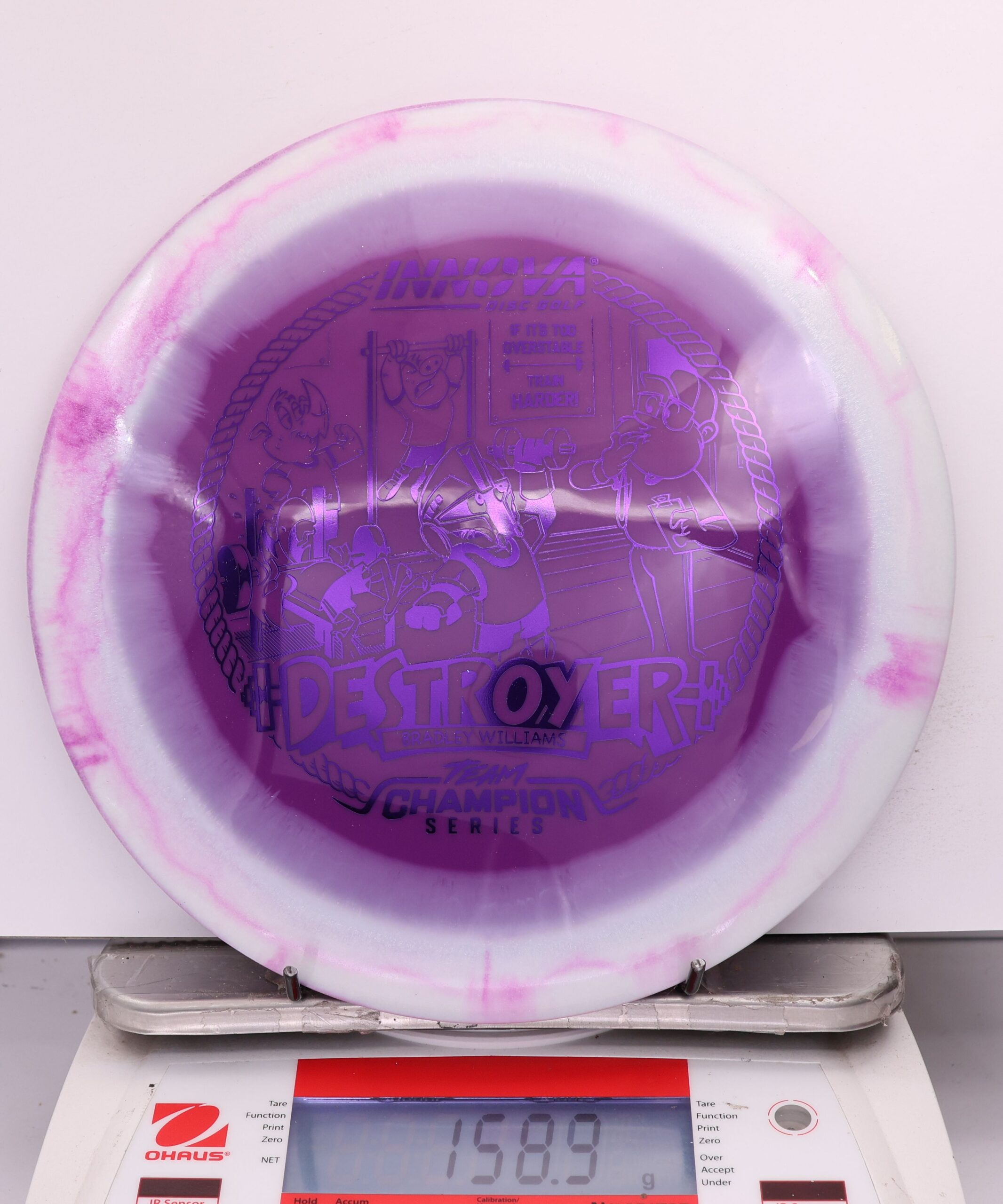 628209 Halo Star "Baby" Destroyer, Bradley Williams 2026 Tour Series - #37 White-Purple, 159