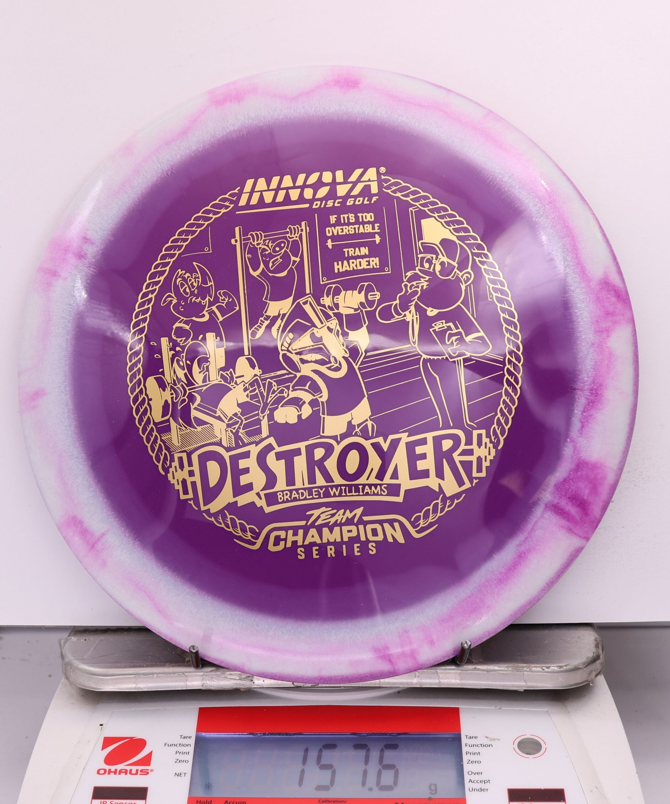 628210 Halo Star "Baby" Destroyer, Bradley Williams 2026 Tour Series - #38 White-Purple, 158