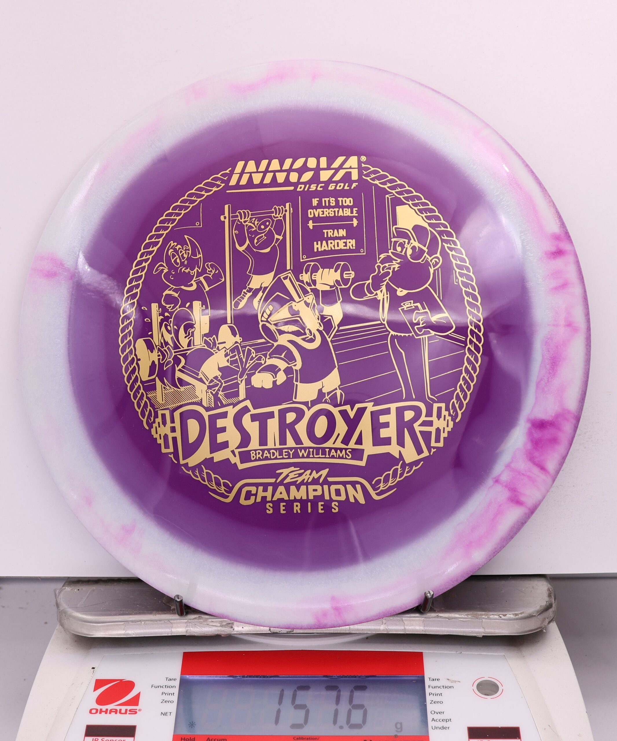 628211 Halo Star "Baby" Destroyer, Bradley Williams 2026 Tour Series - #39 White-Purple, 158