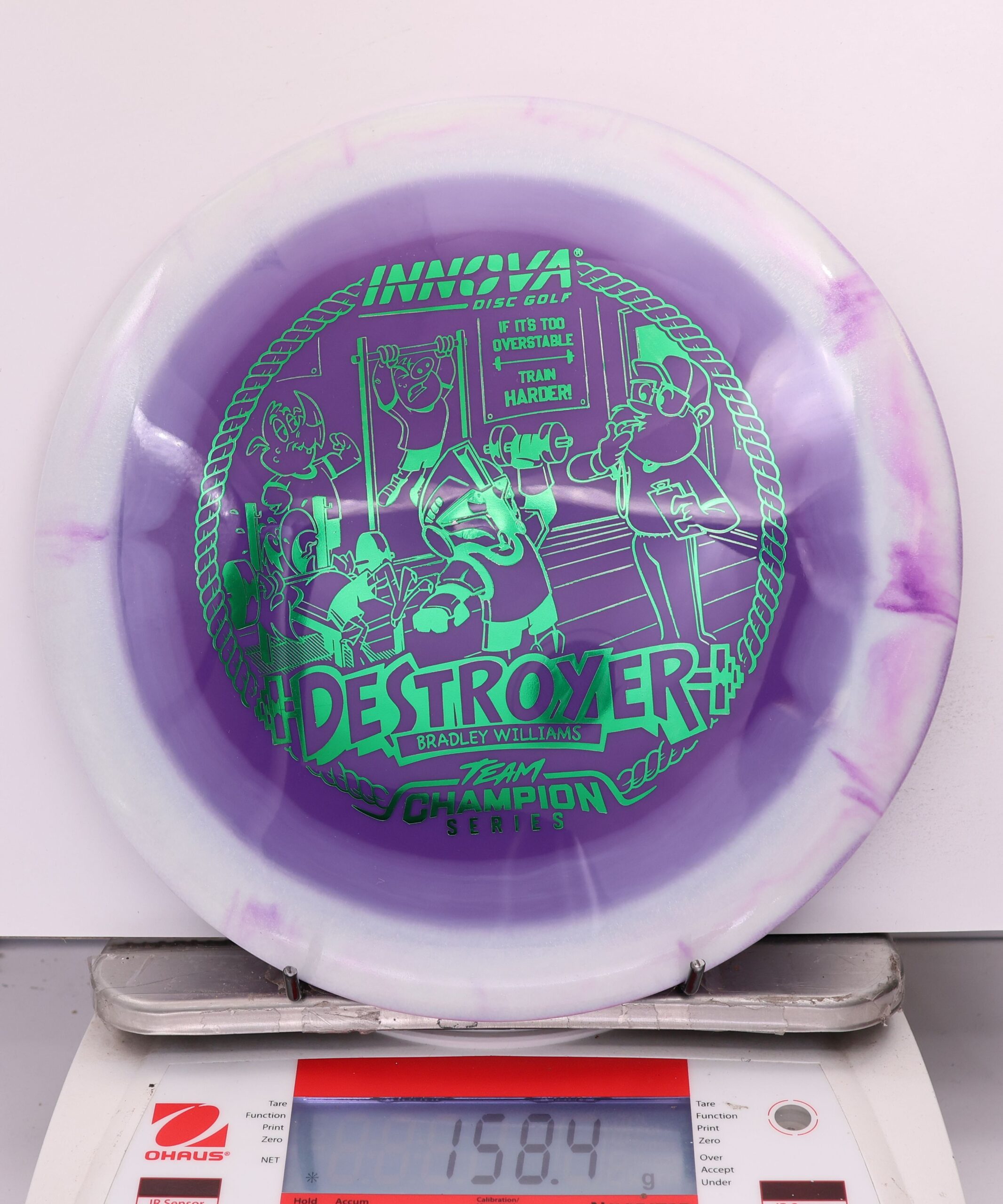 628212 Halo Star "Baby" Destroyer, Bradley Williams 2026 Tour Series - #40 White-Purple, 158