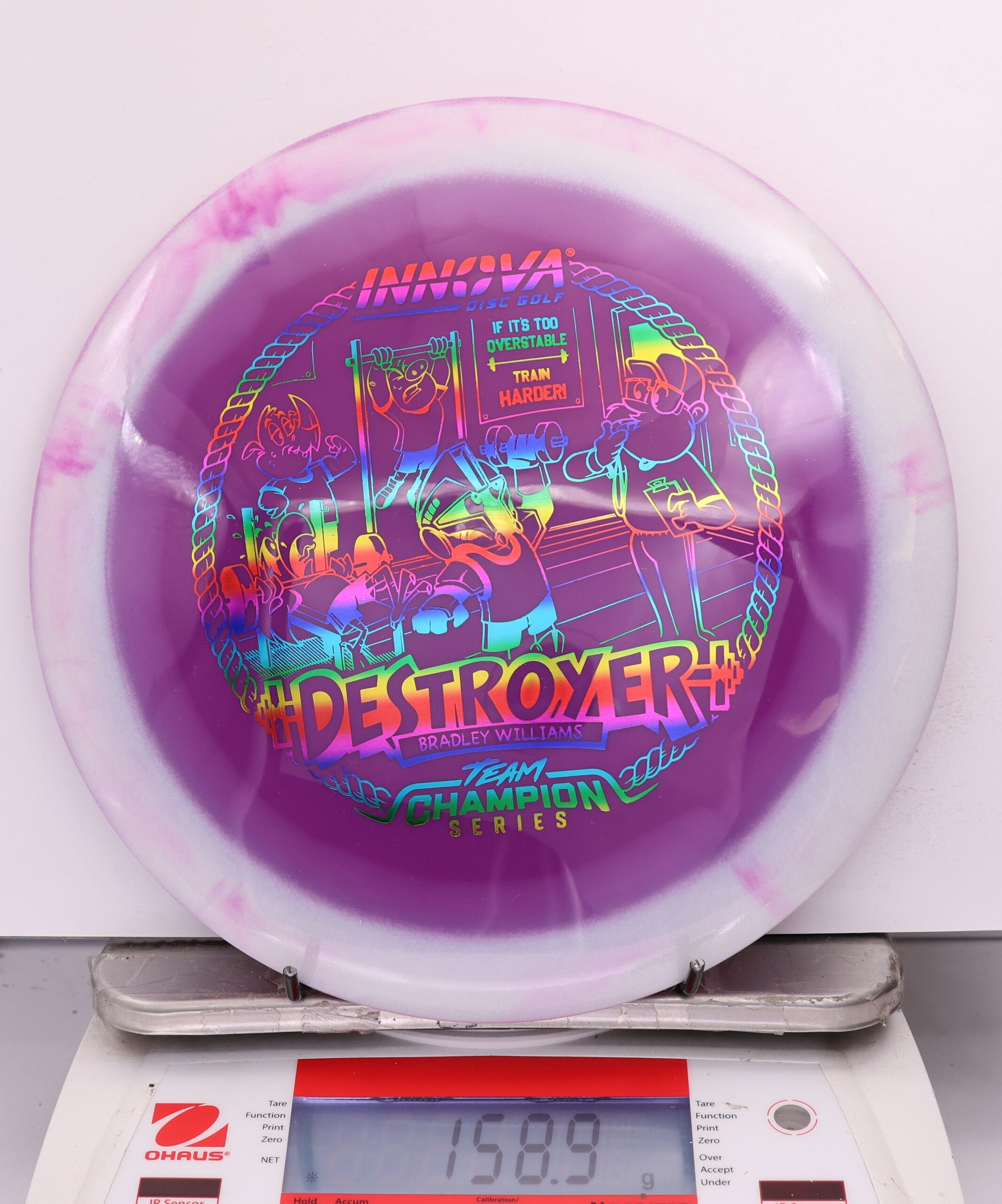 628261 Halo Star "Baby" Destroyer, Bradley Williams 2026 Tour Series - #42 White-Purple, 159