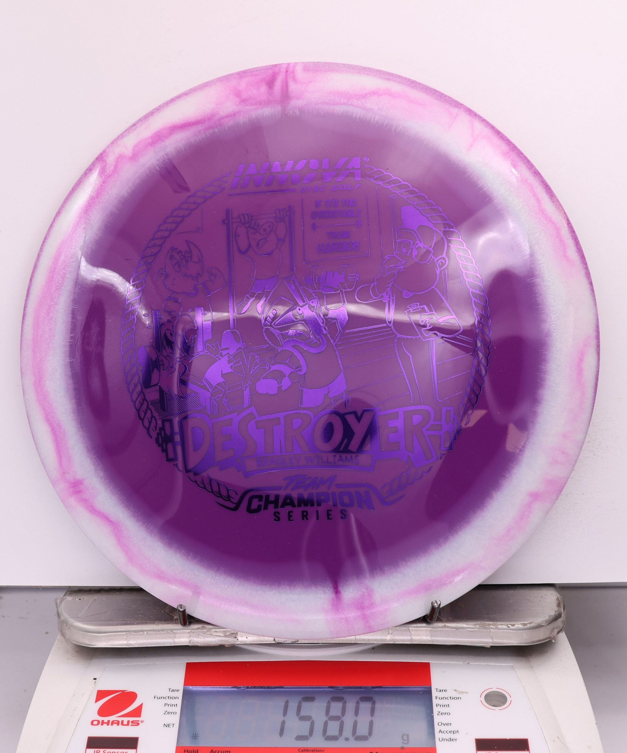628262 Halo Star "Baby" Destroyer, Bradley Williams 2026 Tour Series - #43 White-Purple, 158
