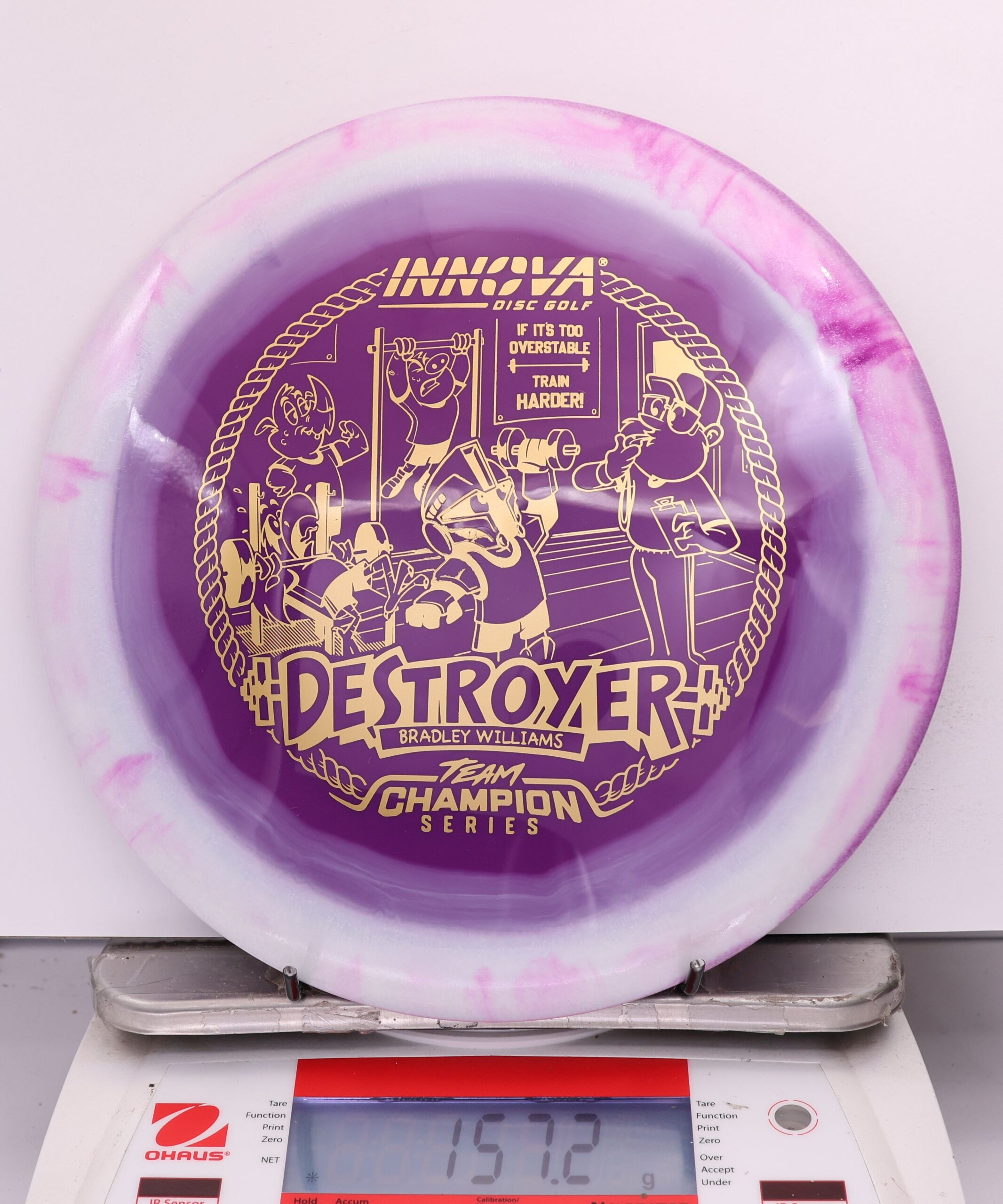 628263 Halo Star "Baby" Destroyer, Bradley Williams 2026 Tour Series - #44 White-Purple, 157