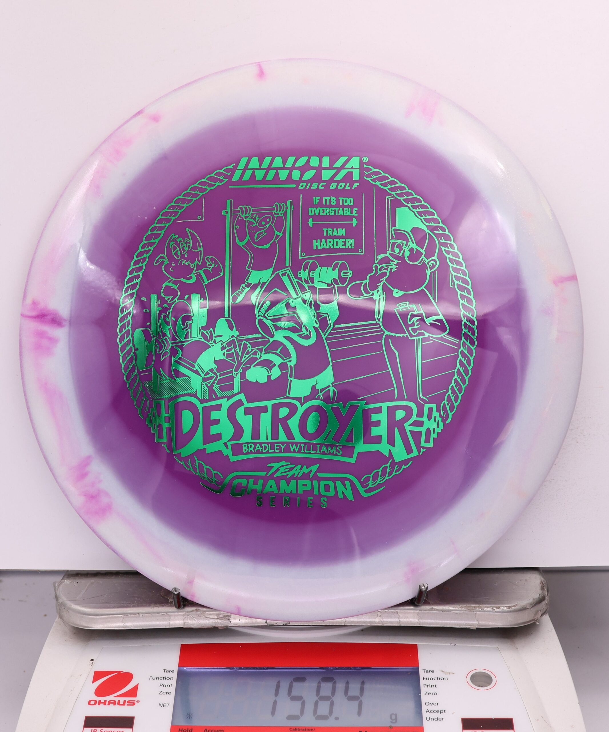 628264 Halo Star "Baby" Destroyer, Bradley Williams 2026 Tour Series - #45 White-Purple, 158