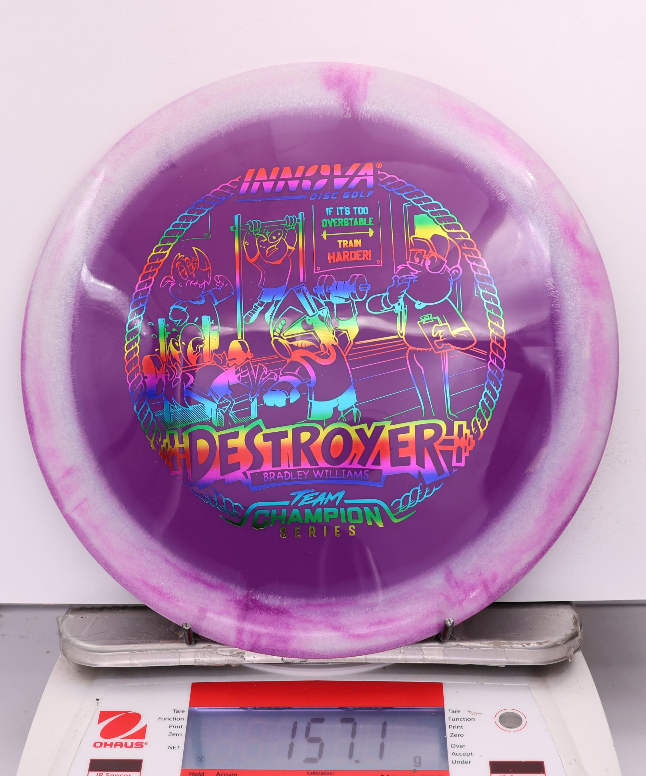 628265 Halo Star "Baby" Destroyer, Bradley Williams 2026 Tour Series - #46 White-Purple, 157