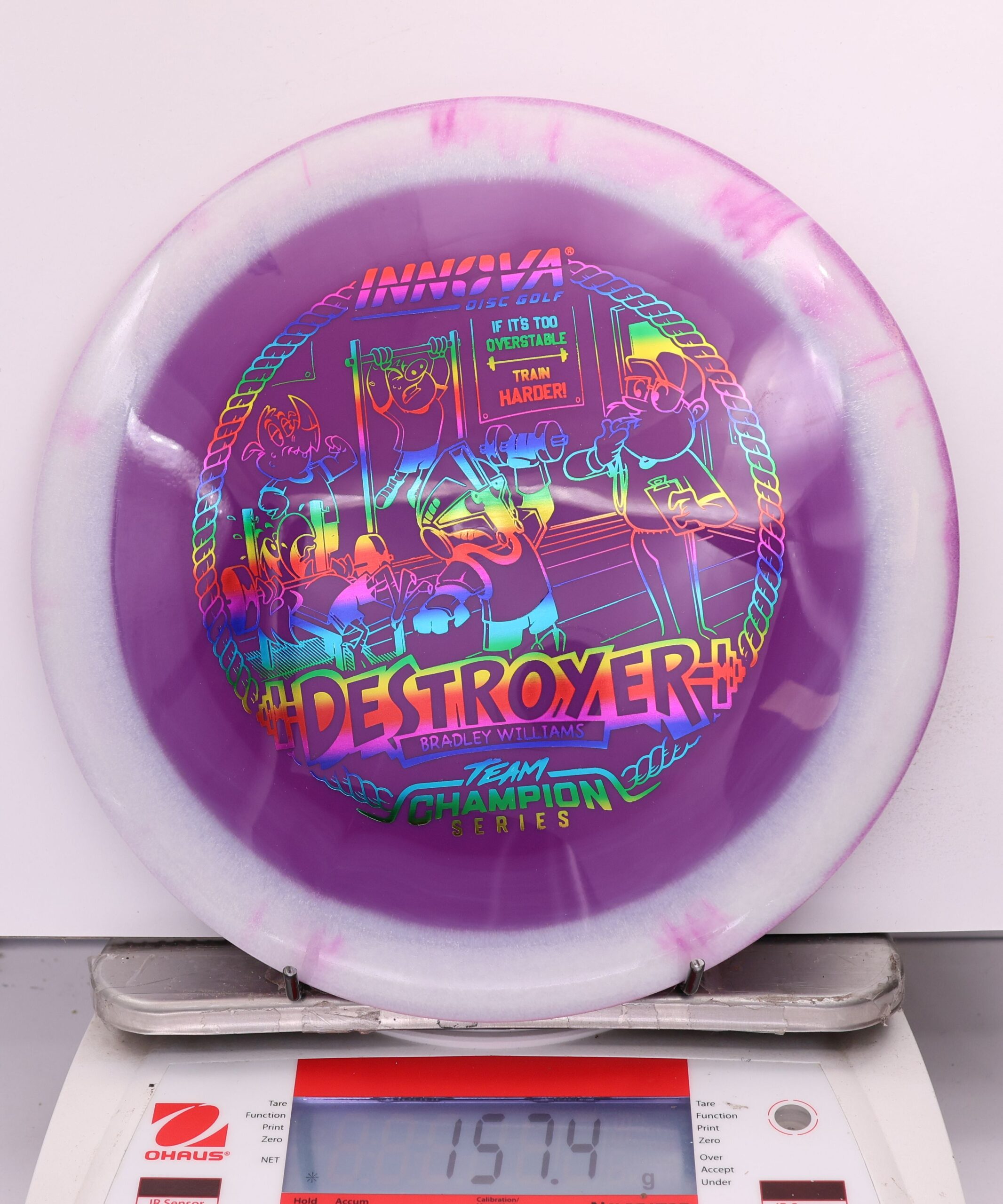 628313 Halo Star "Baby" Destroyer, Bradley Williams 2026 Tour Series - #47 White-Purple, 157