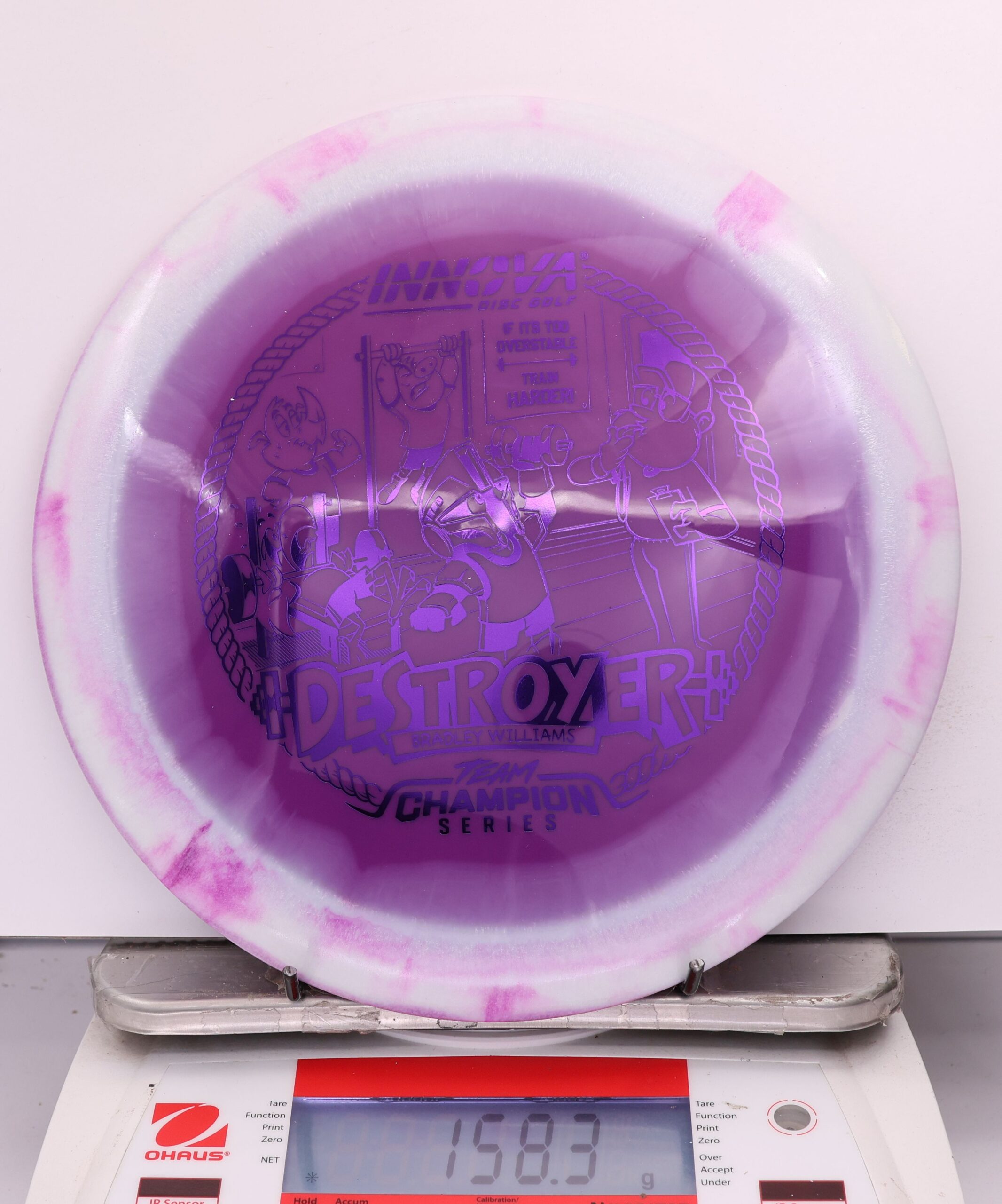 628314 Halo Star "Baby" Destroyer, Bradley Williams 2026 Tour Series - #48 White-Purple, 158