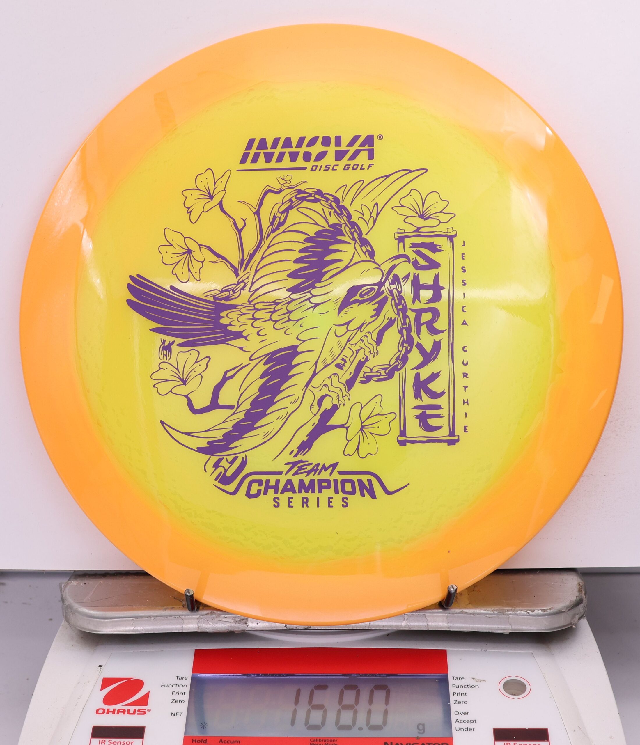 629001 Halo Champion Shryke, Jessica Gurthie 2026 - #07 Orange-Yellow, 168