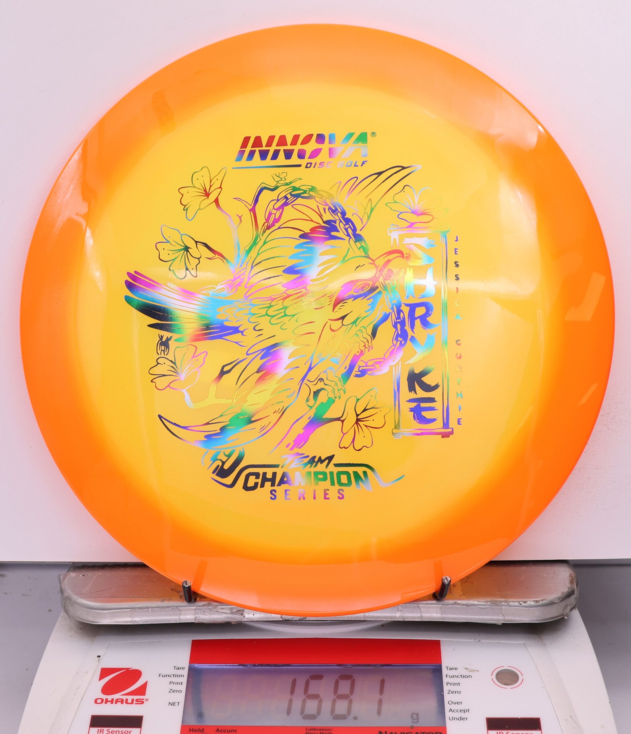 629002 Halo Champion Shryke, Jessica Gurthie 2026 - #08 Orange-Yellow, 168