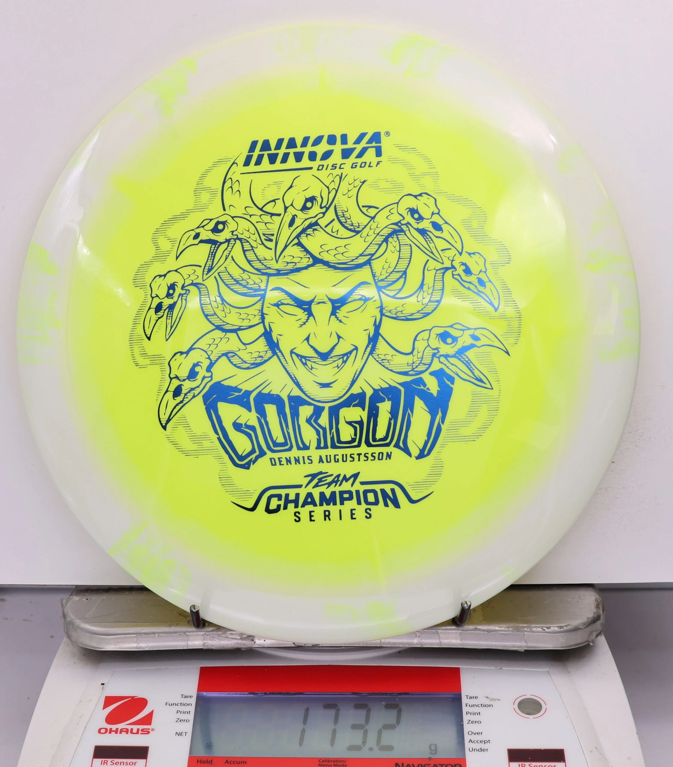 629197 Halo Star Gorgon, Dennis Augustsson 2026 Tour Series - #16 White-Yellow, 173