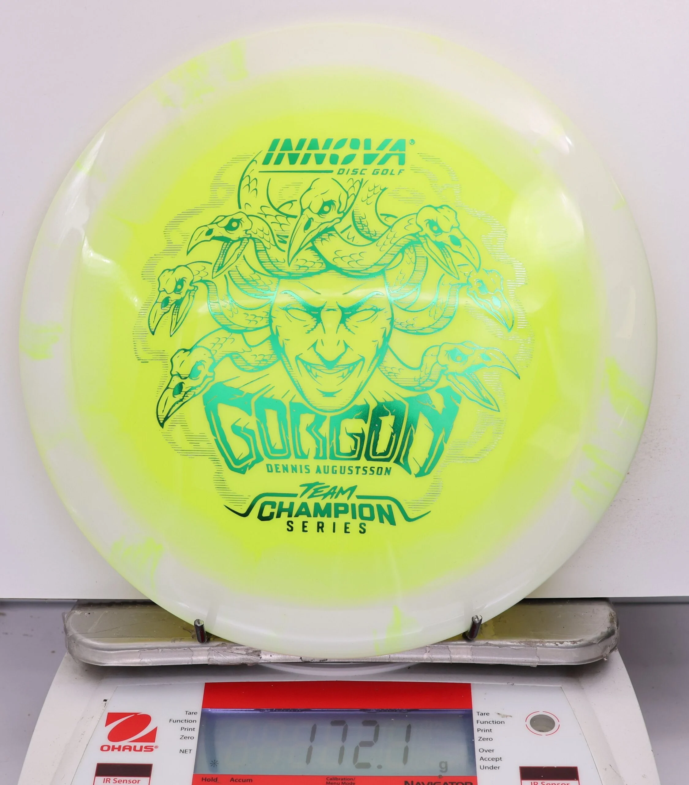 629219 Halo Star Gorgon, Dennis Augustsson 2026 Tour Series - #19 White-Yellow, 172