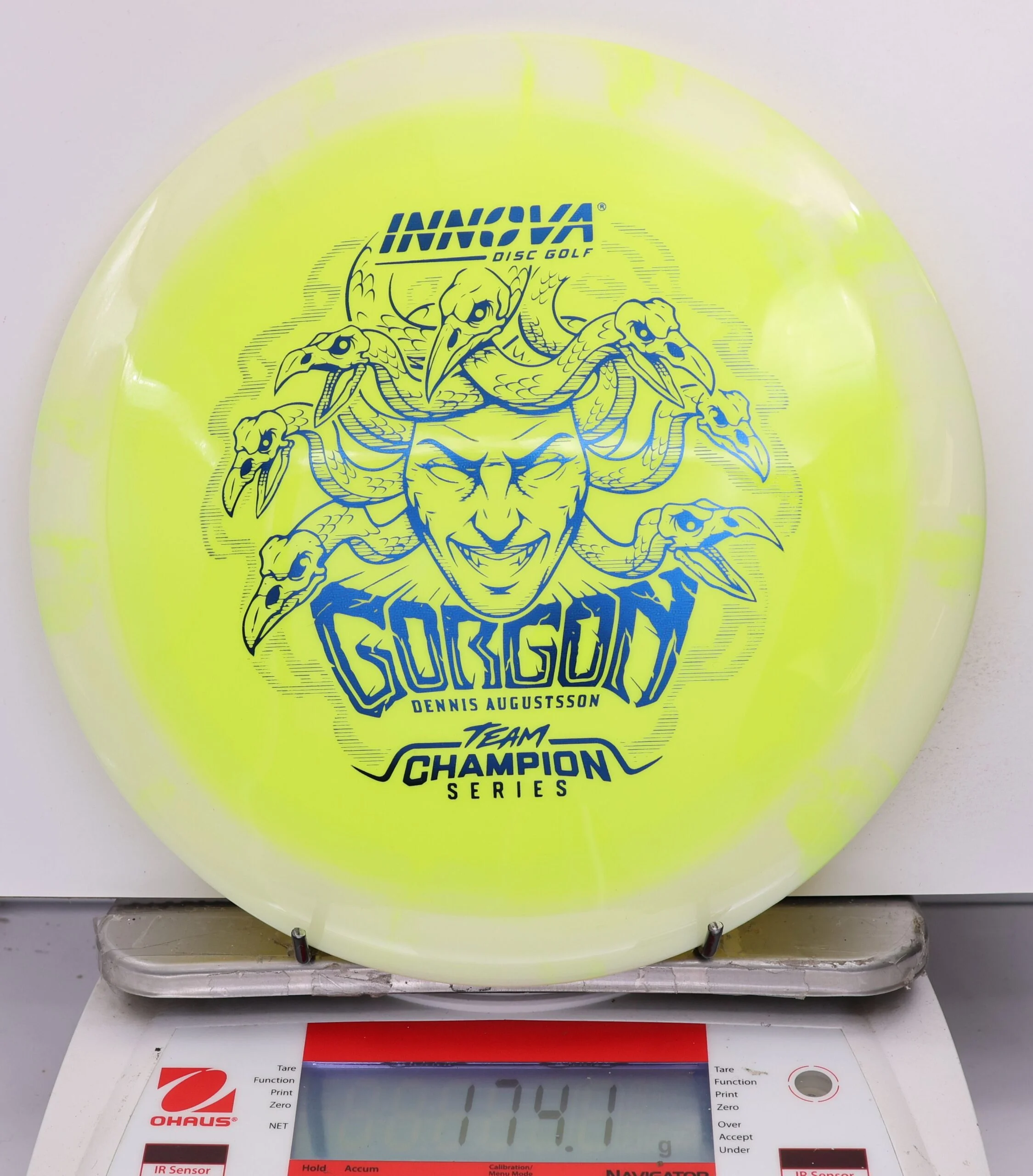 629220 Halo Star Gorgon, Dennis Augustsson 2026 Tour Series - #20 White-Yellow, 174