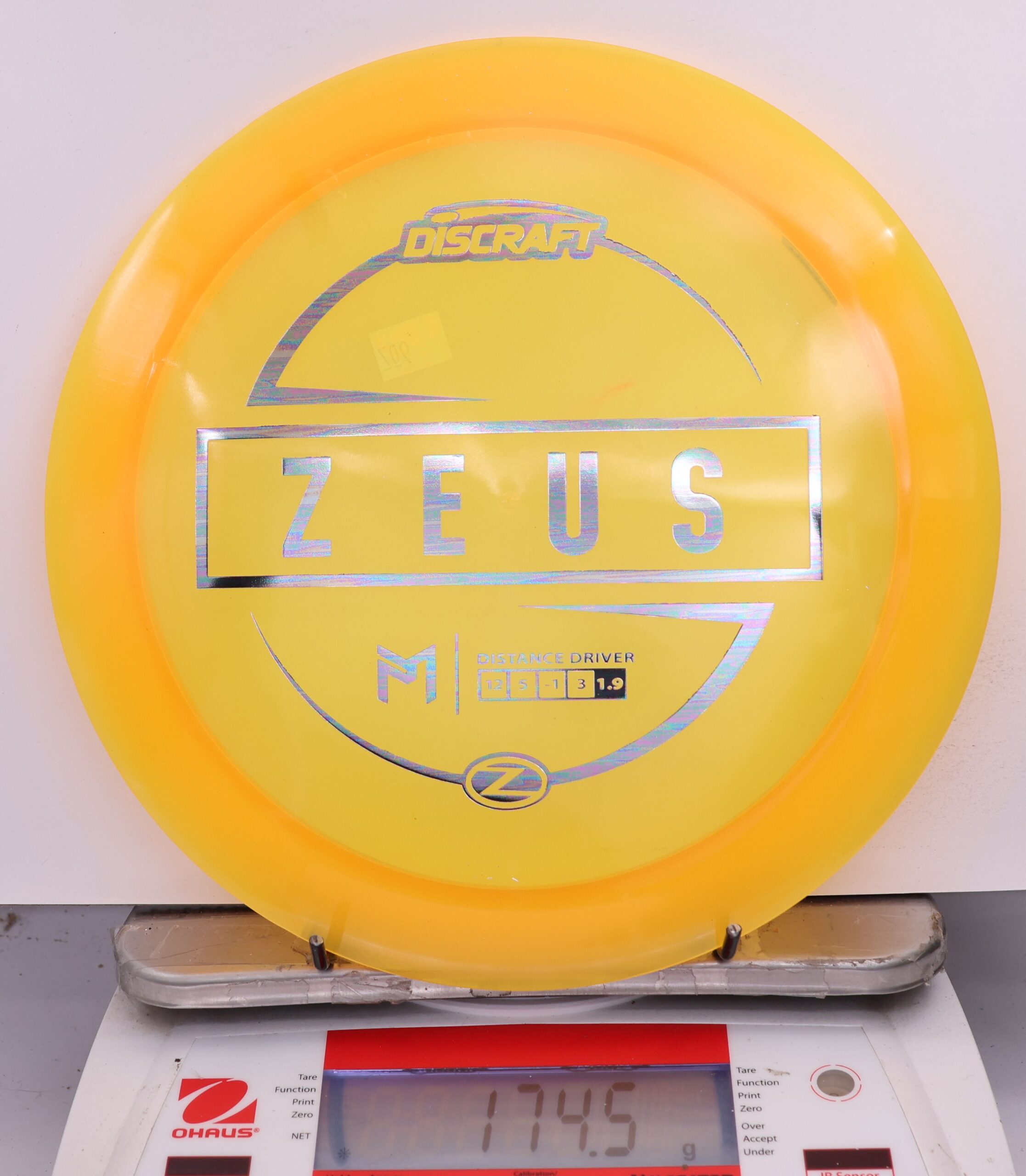 630977 Z Zeus, Paul McBeth - #907 Orange, 175