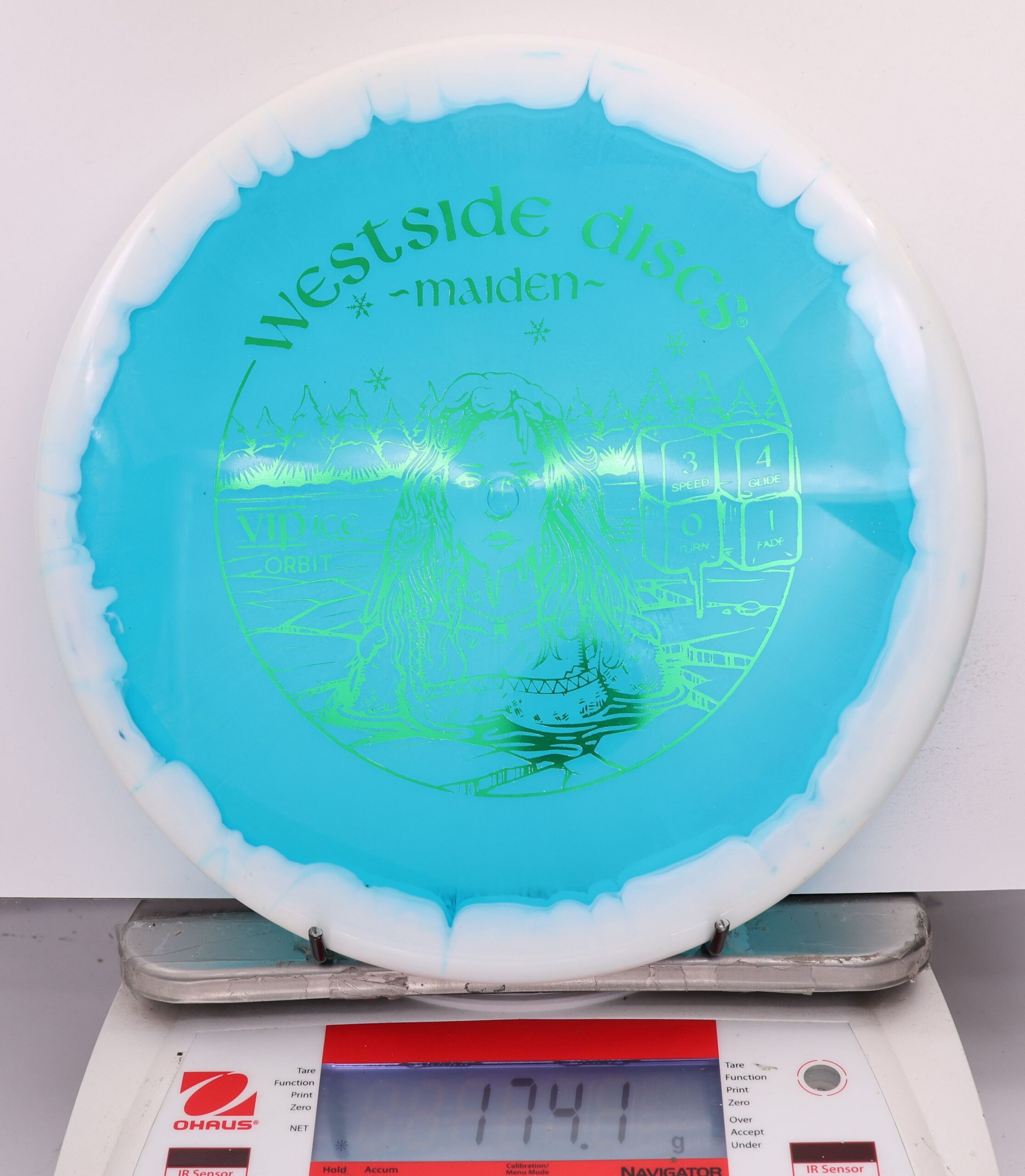 633028 VIP Ice Orbit Maiden, Freeze - #10 White-Blue, 174