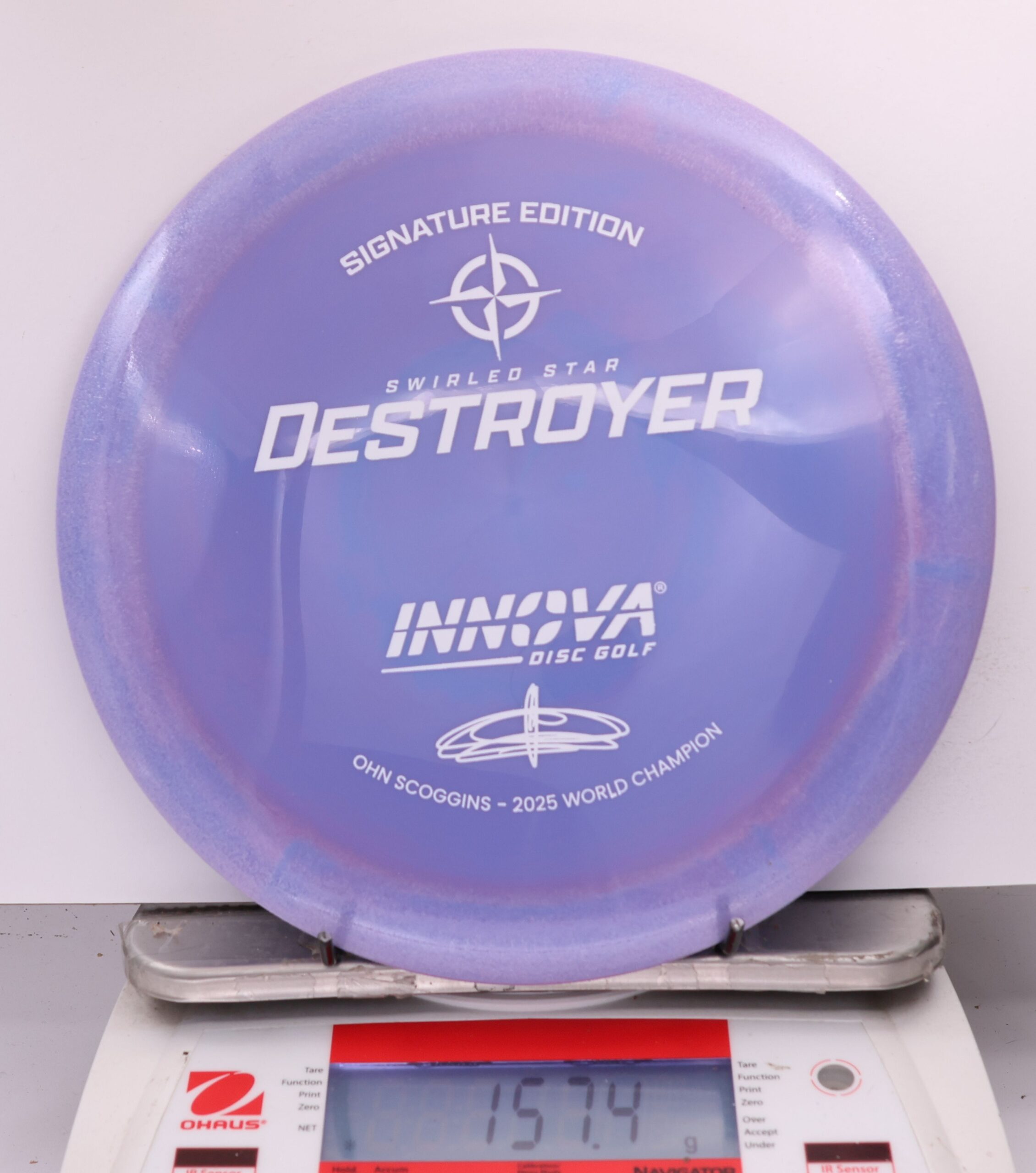 635493 Swirled Star Destroyer, Ohn Scoggins 2025 FPO World Champion - #09 Purple, 157