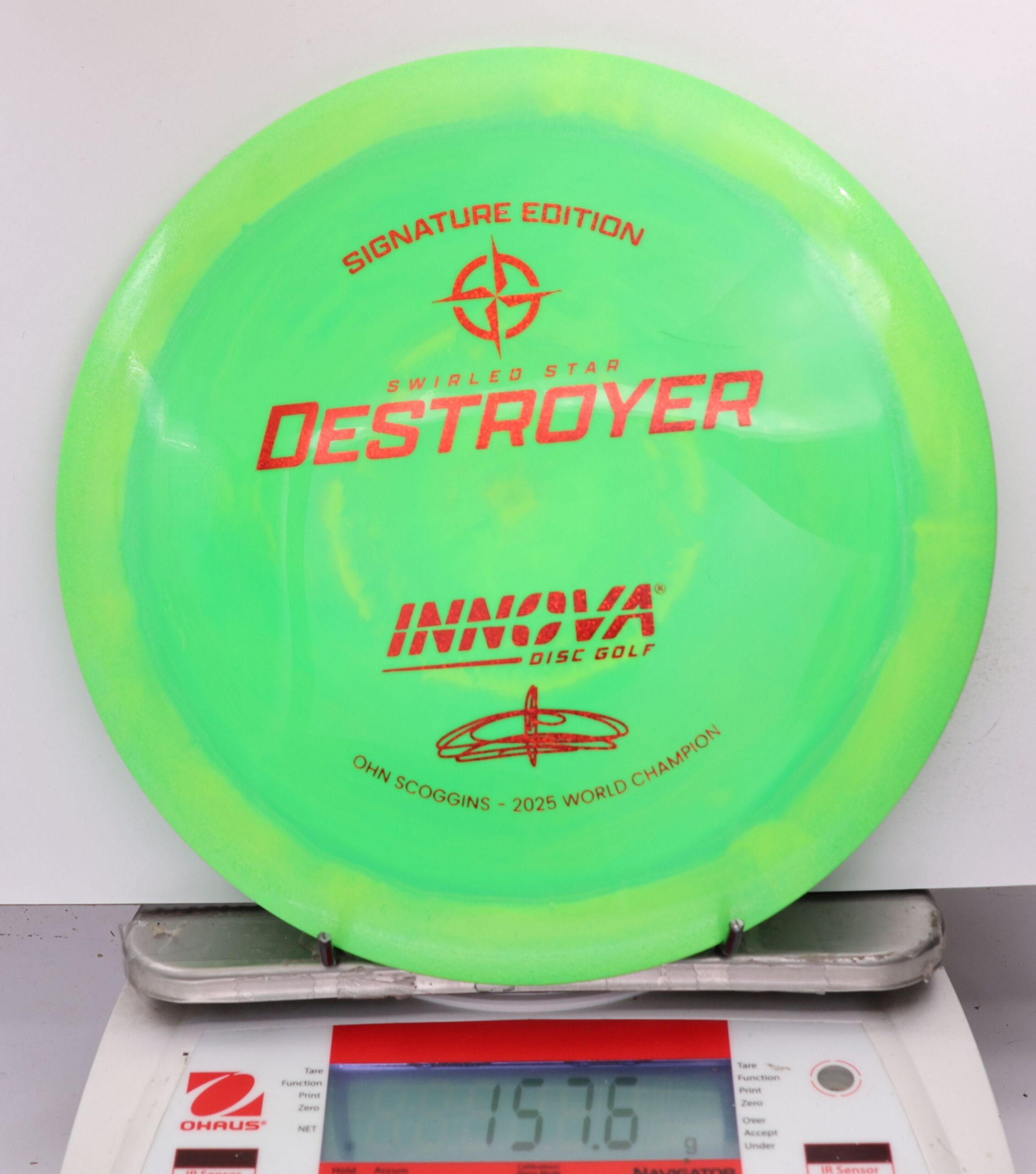 635503 Swirled Star Destroyer, Ohn Scoggins 2025 FPO World Champion - #14 NGreen, 158