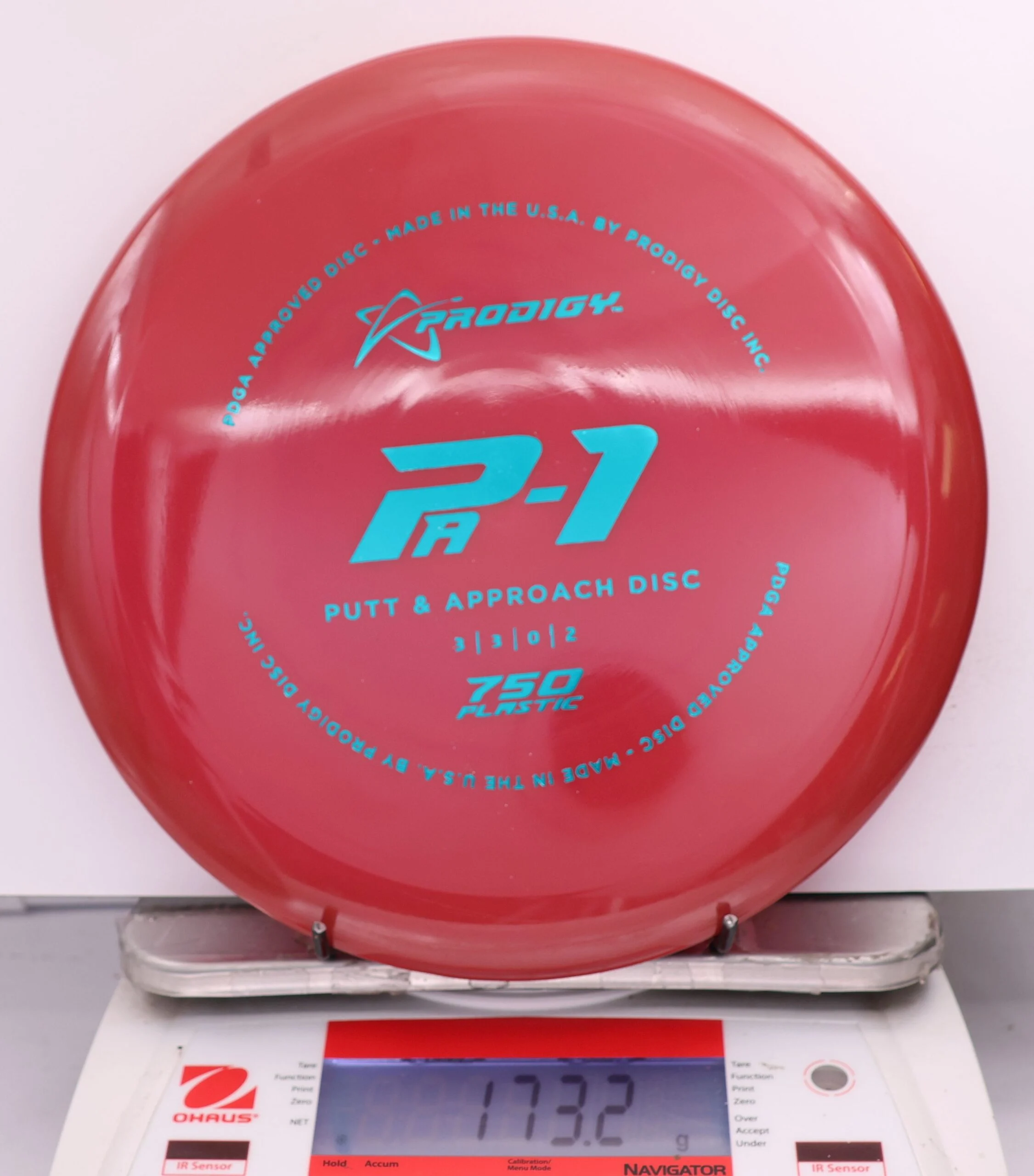 640181 Prodigy PA1, 750 - #447 Red, 173