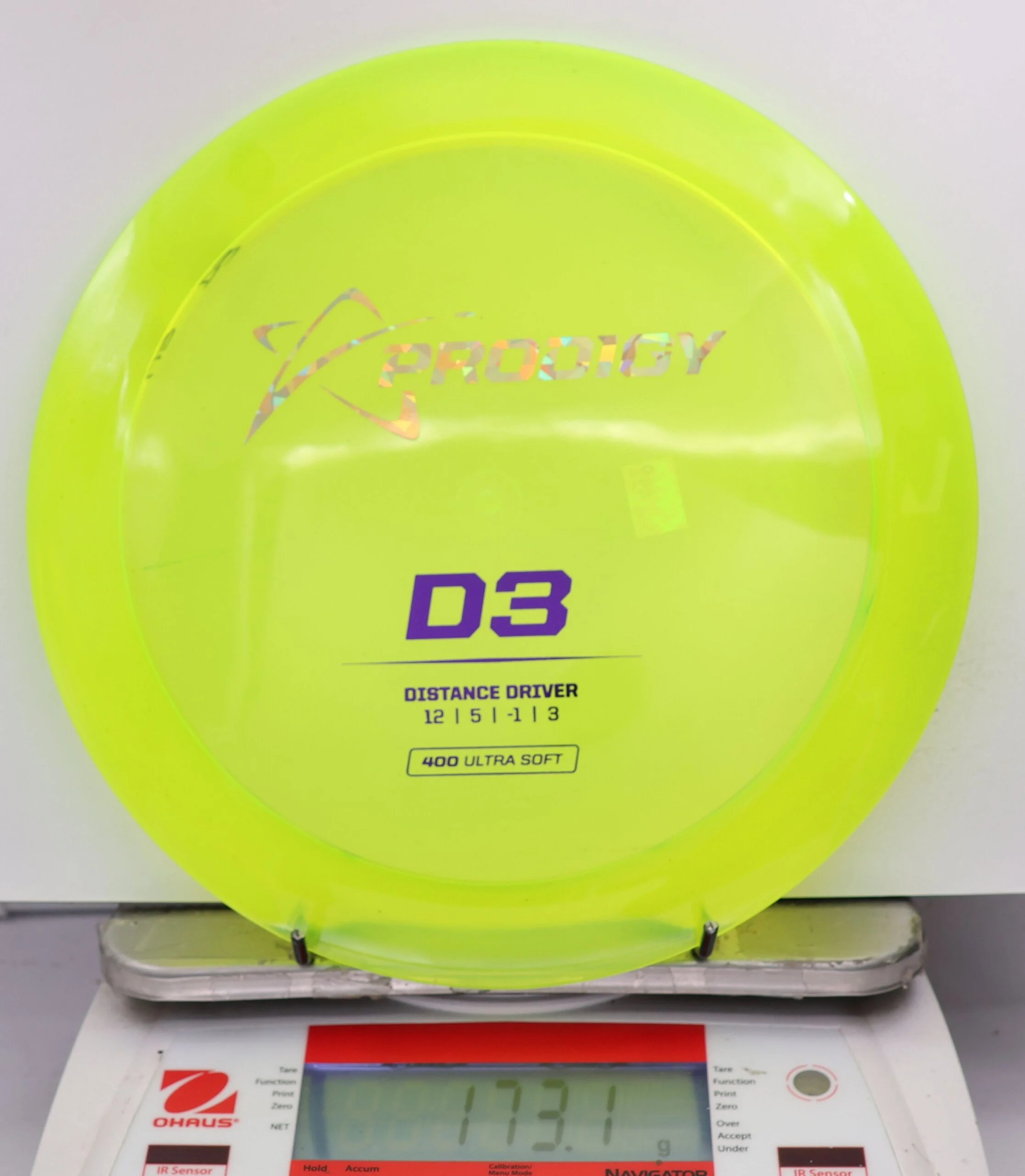 640413 Prodigy D3, 400 Ultra Soft - #449 NYellow, 173