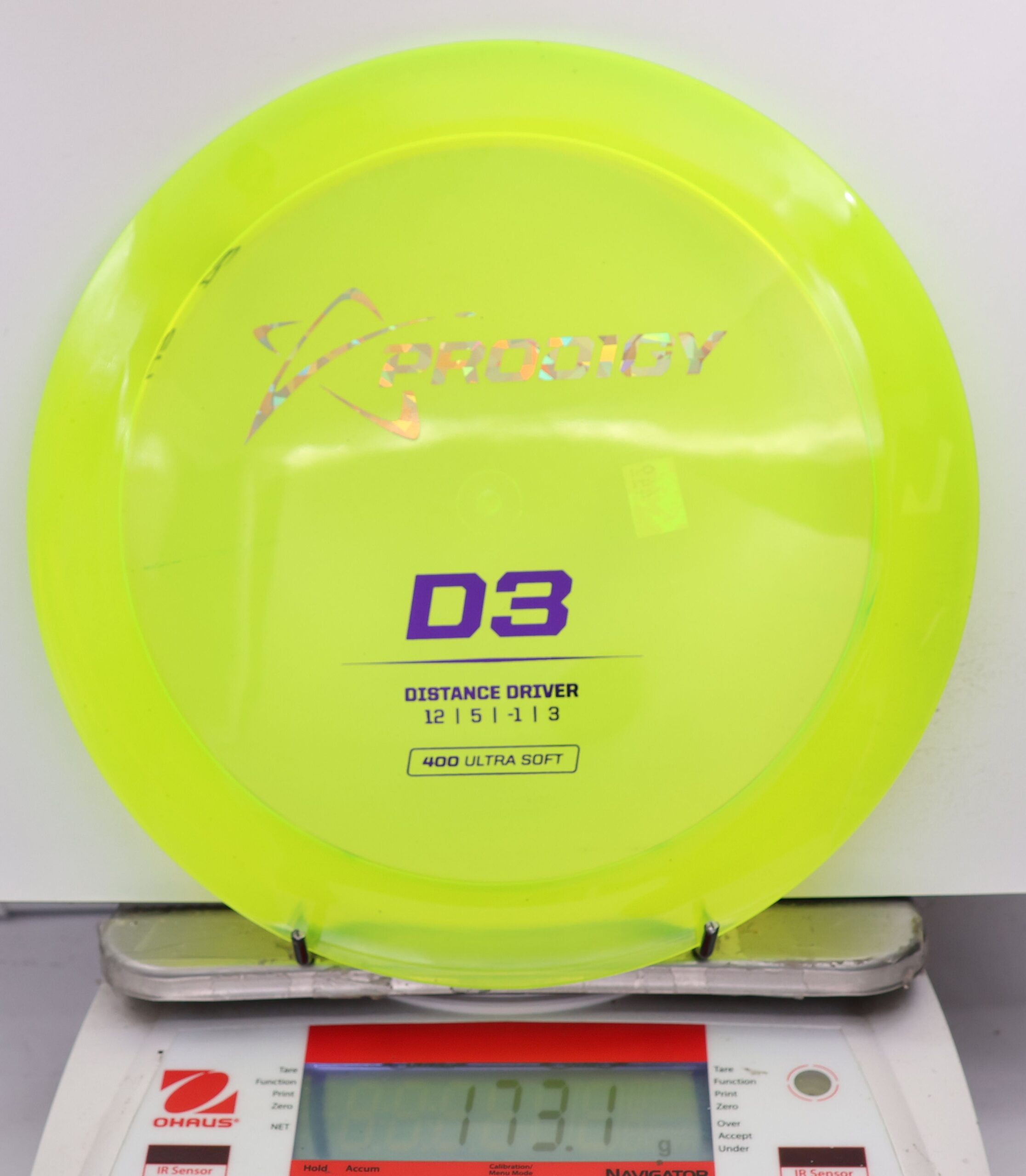 640413 Prodigy D3, 400 Ultra Soft - #449 NYellow, 173