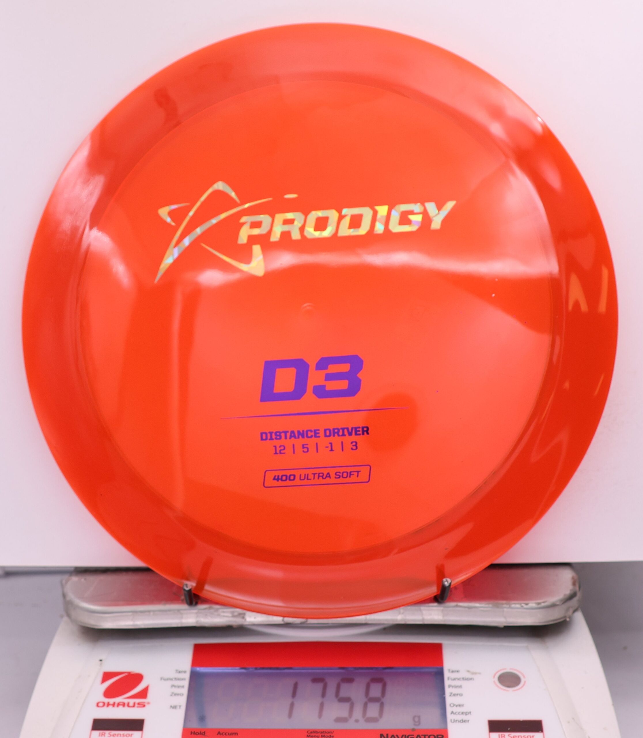 640449 Prodigy D3, 400 Ultra Soft - #457 RedOrange, 176