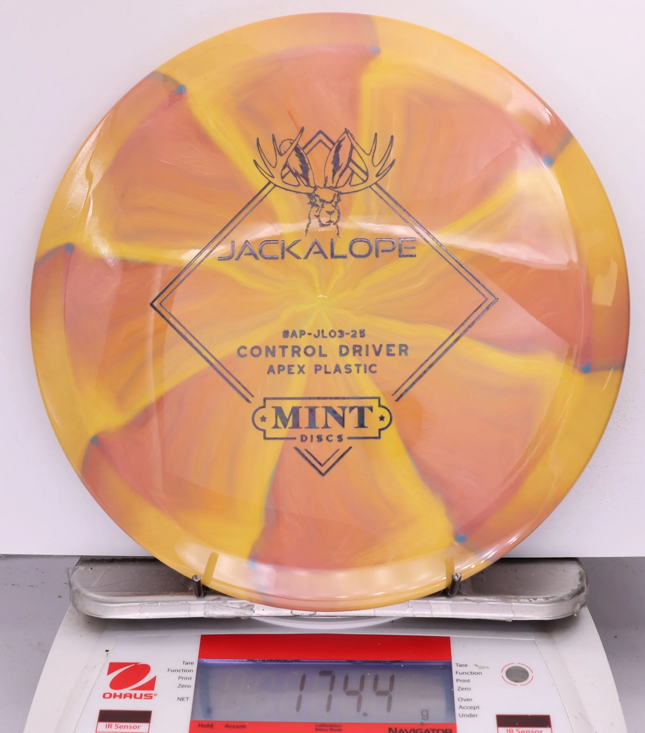 644098 Swirly Apex Jackalope - #10 YellowOrange, 174