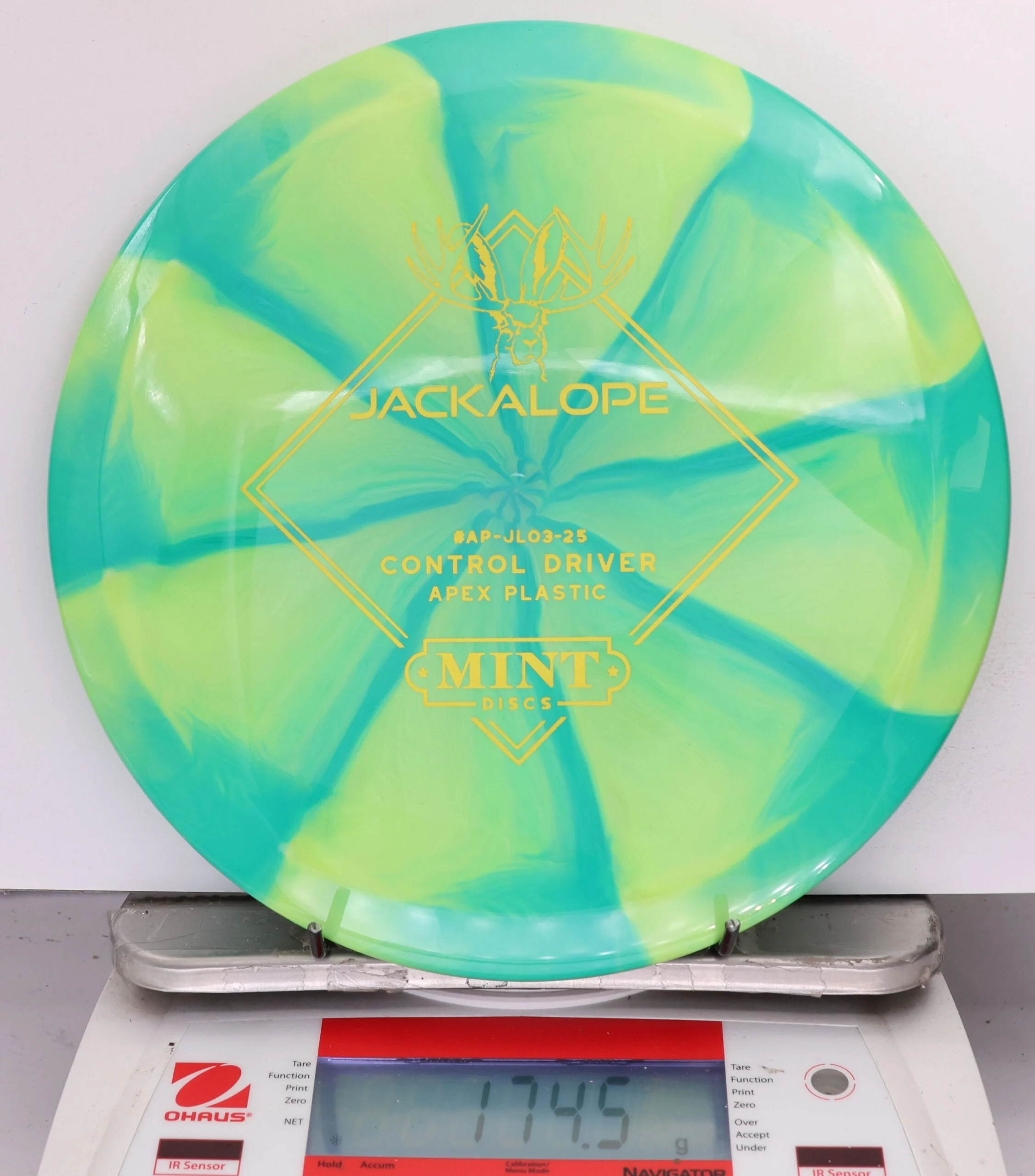 644130 Swirly Apex Jackalope - #18 TealYellow, 175