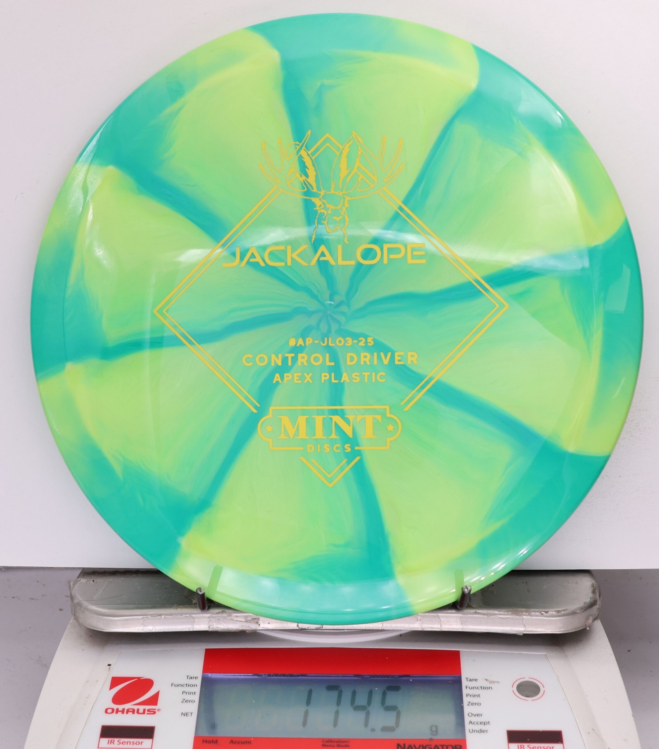 644130 Swirly Apex Jackalope - #18 TealYellow, 175