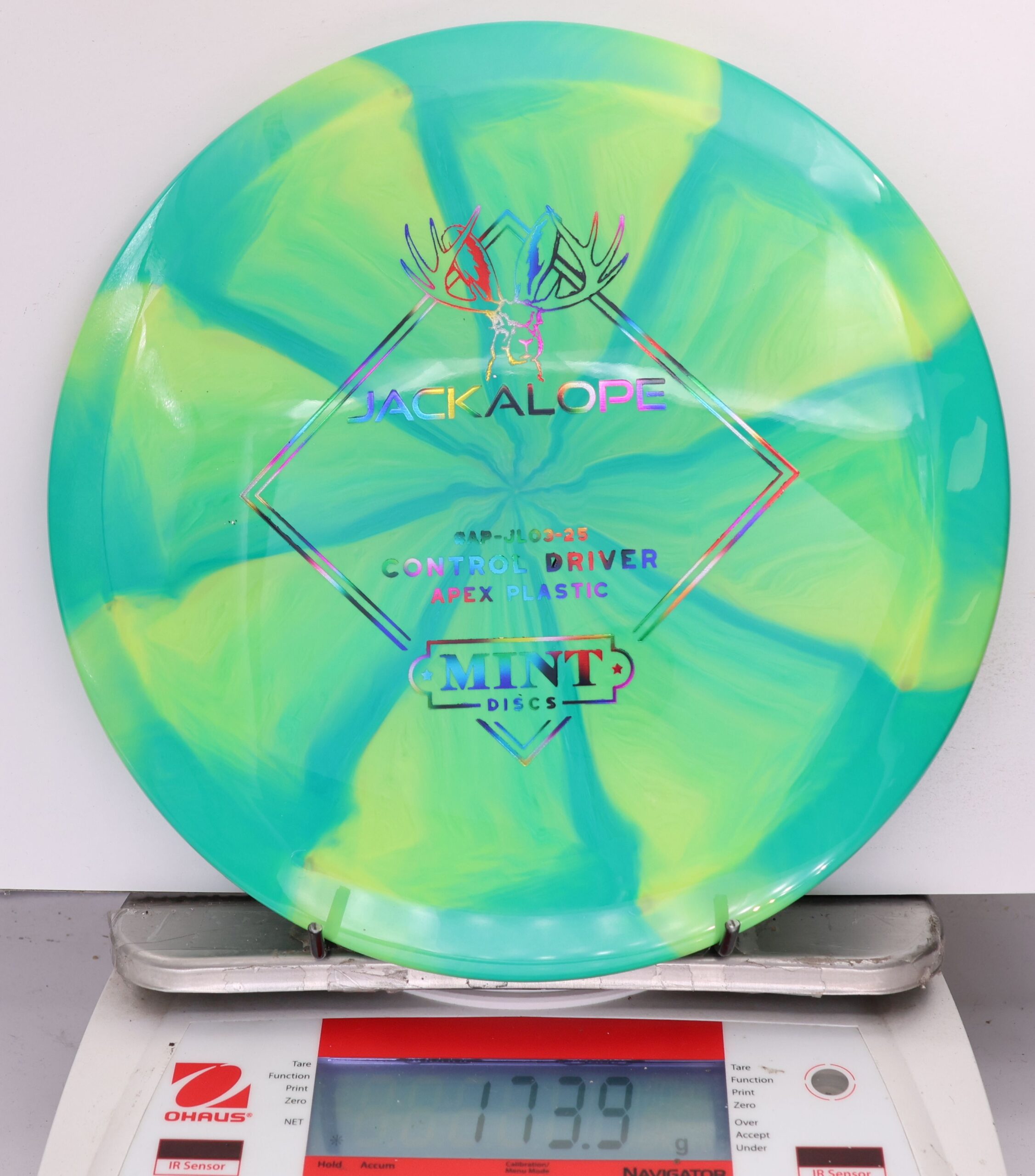 644157 Swirly Apex Jackalope - #21 BlueYellow, 174