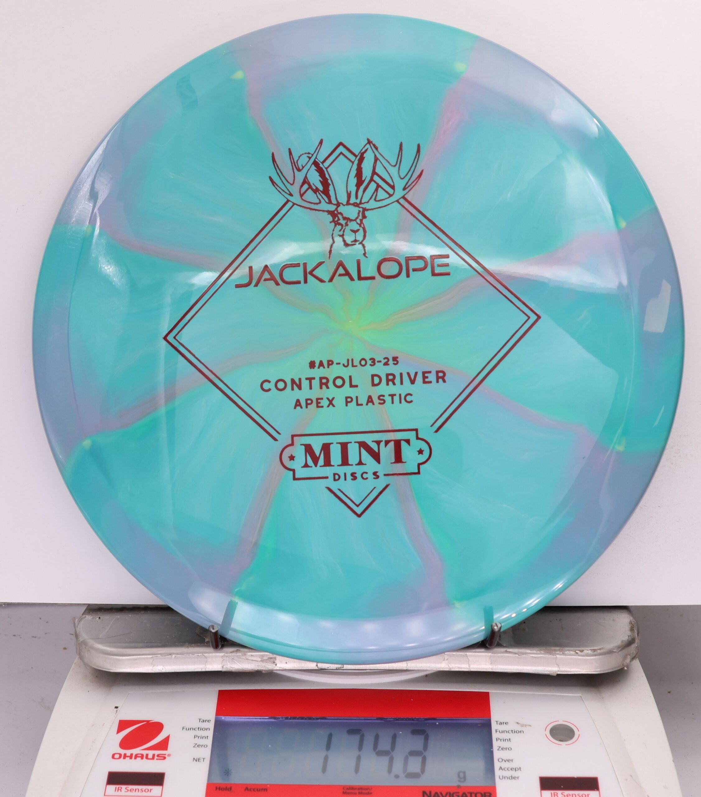 644187 Swirly Apex Jackalope - #27 TealPinkPurple, 174