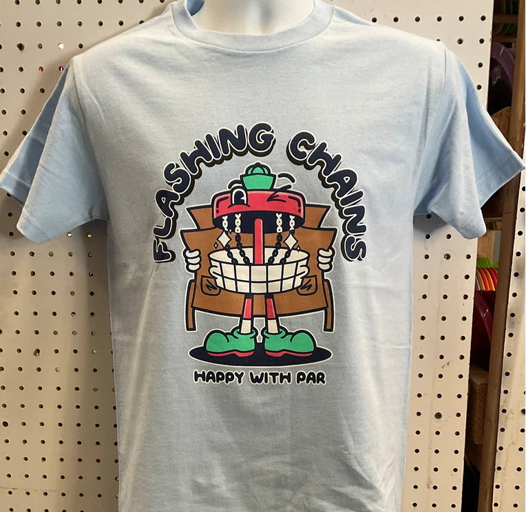 Happy With Par Flashing Chains Tee