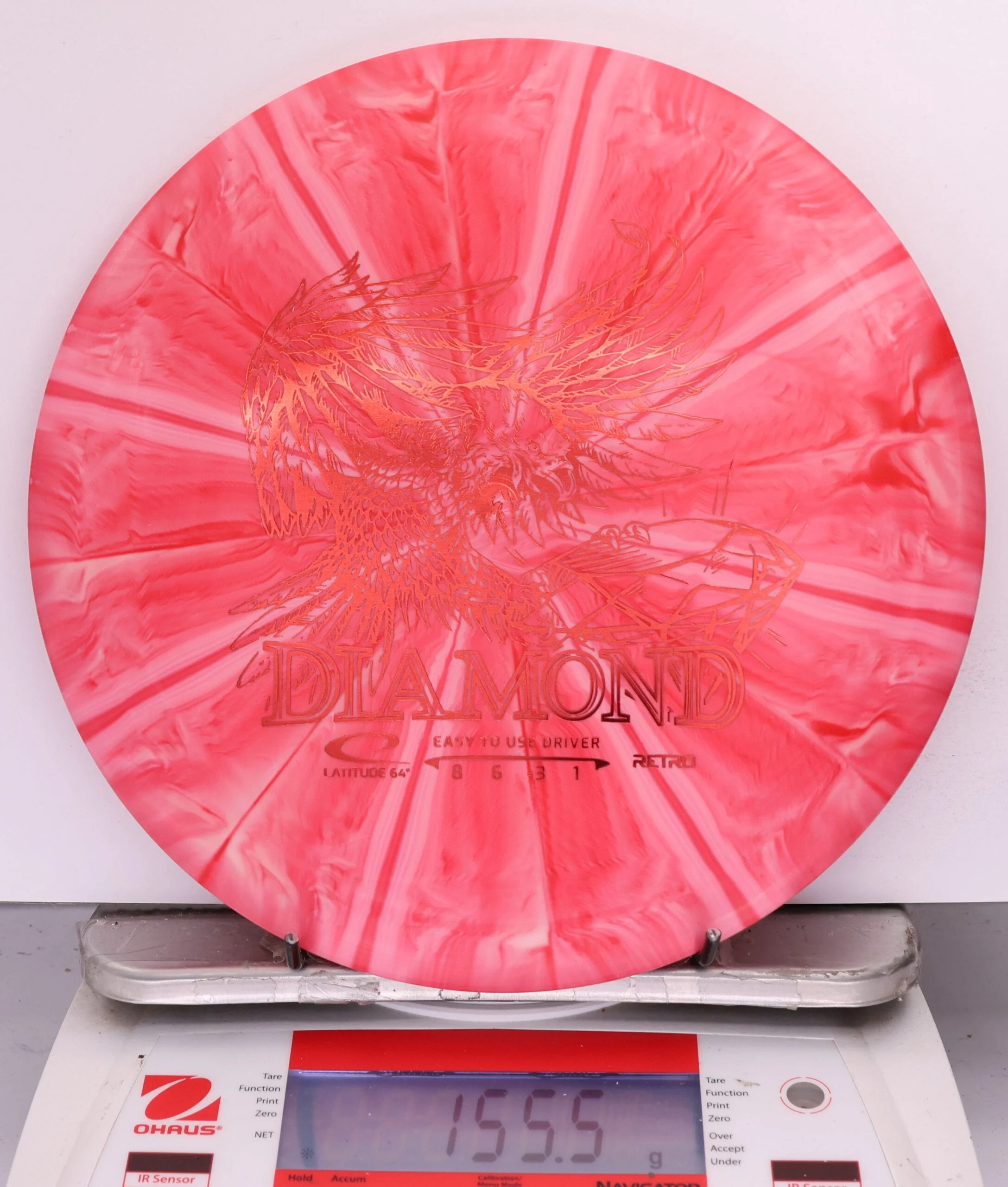 645755 Retro Burst Diamond - #887 Red, 156