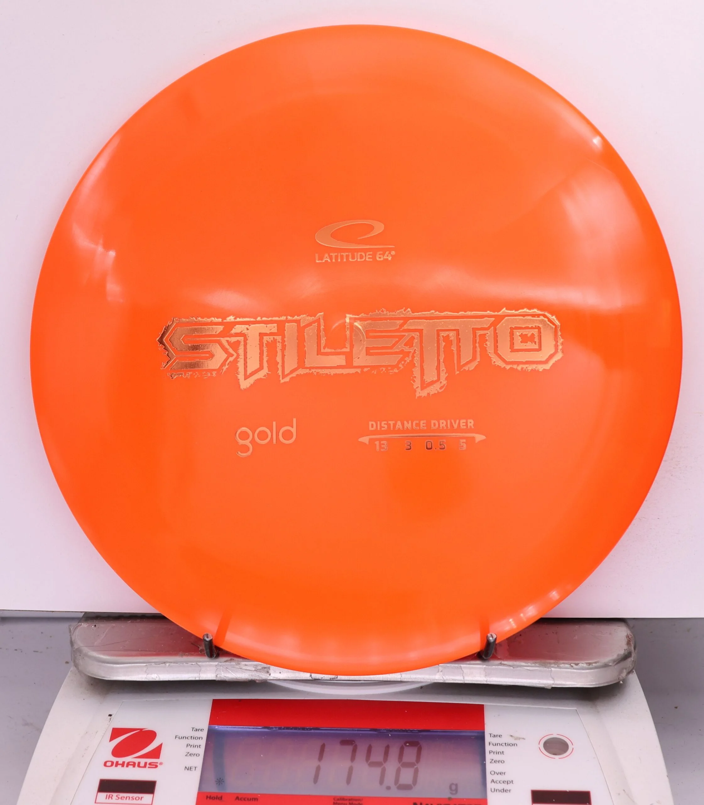 646855 Gold Stiletto - #882 Orange, 175