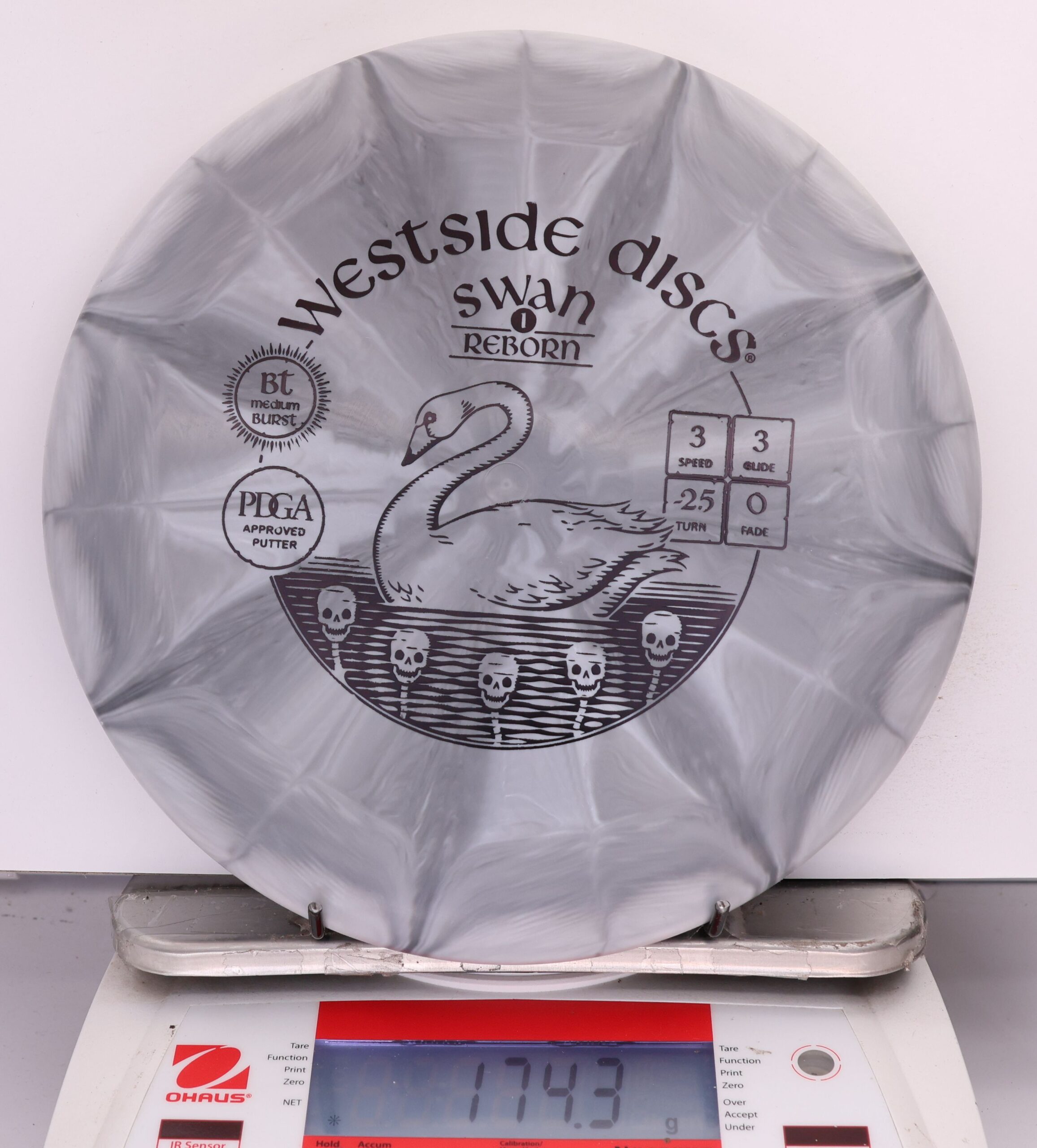 648393 Bt Medium Swan 1 Reborn - #884 Gray, 174