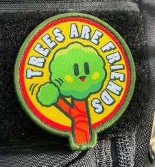 660966 Trees Are Friends Disc Golf Patches™ - Trees Are Friends
