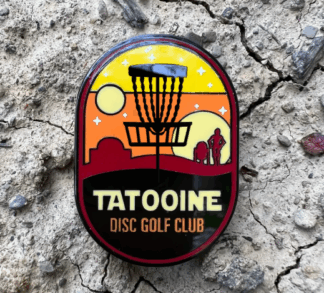 Tatooine Disc Golf Club Pin