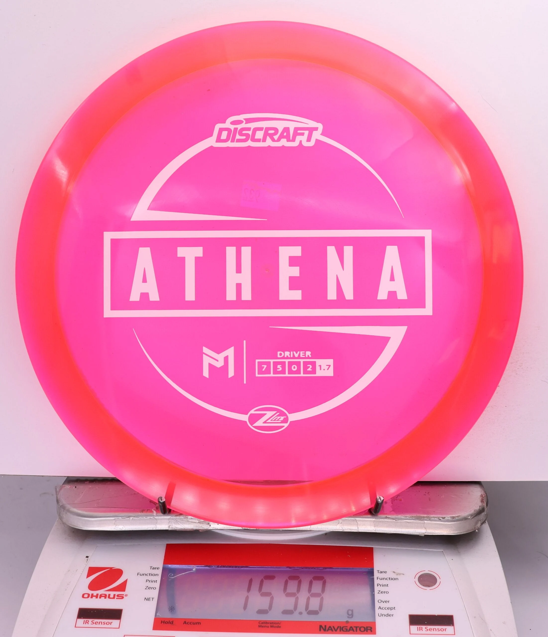 661068 Z Lite Athena, Paul McBeth - #932 PinkRed, 160