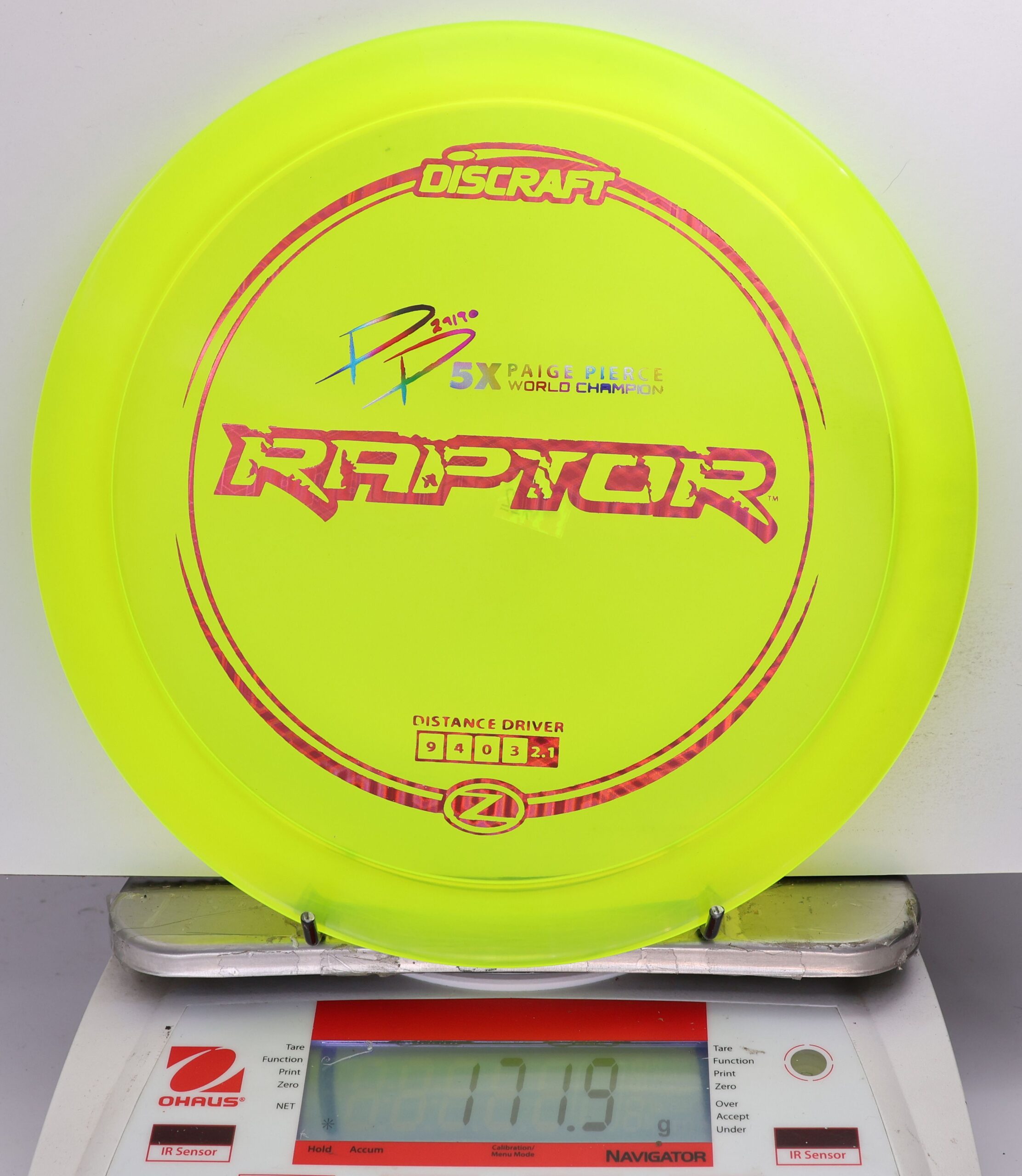 661108 Z Raptor, Paige Pierce 5X - #932 NYellow, 172