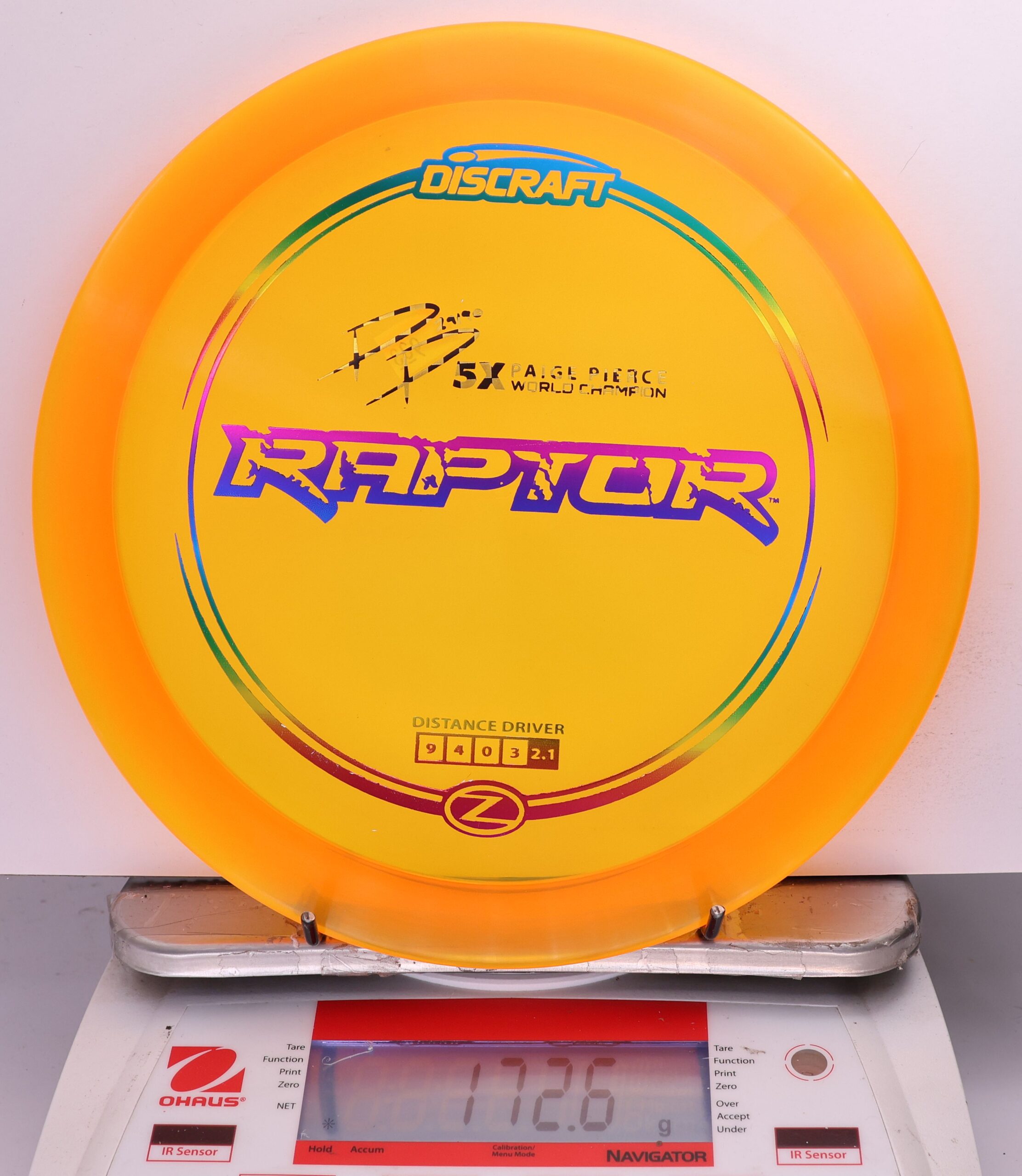 661114 Z Raptor, Paige Pierce 5X - #933 Orange, 173