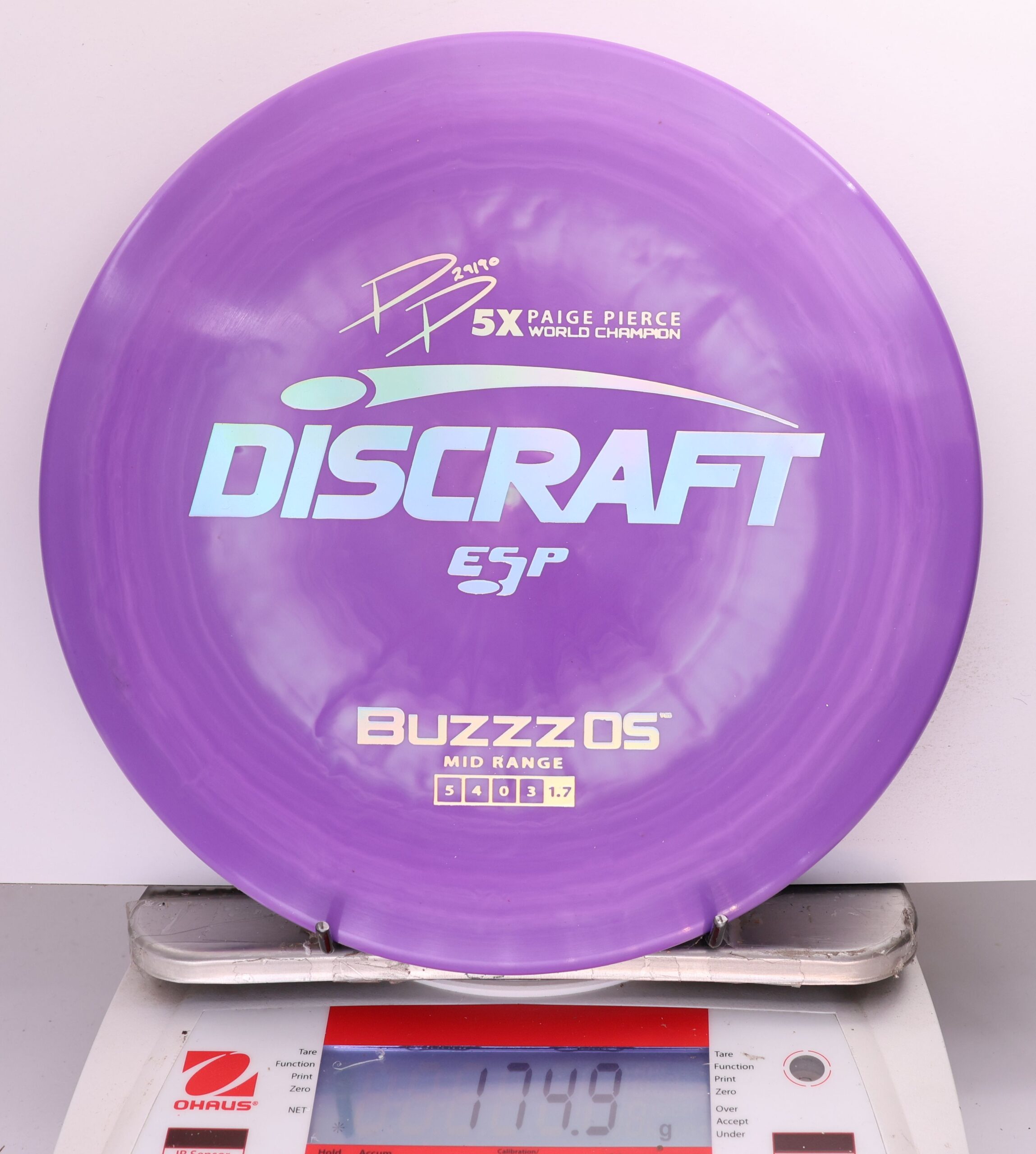 661317 ESP Buzzz OS, Paige Pierce 5X - #929 Purple, 175