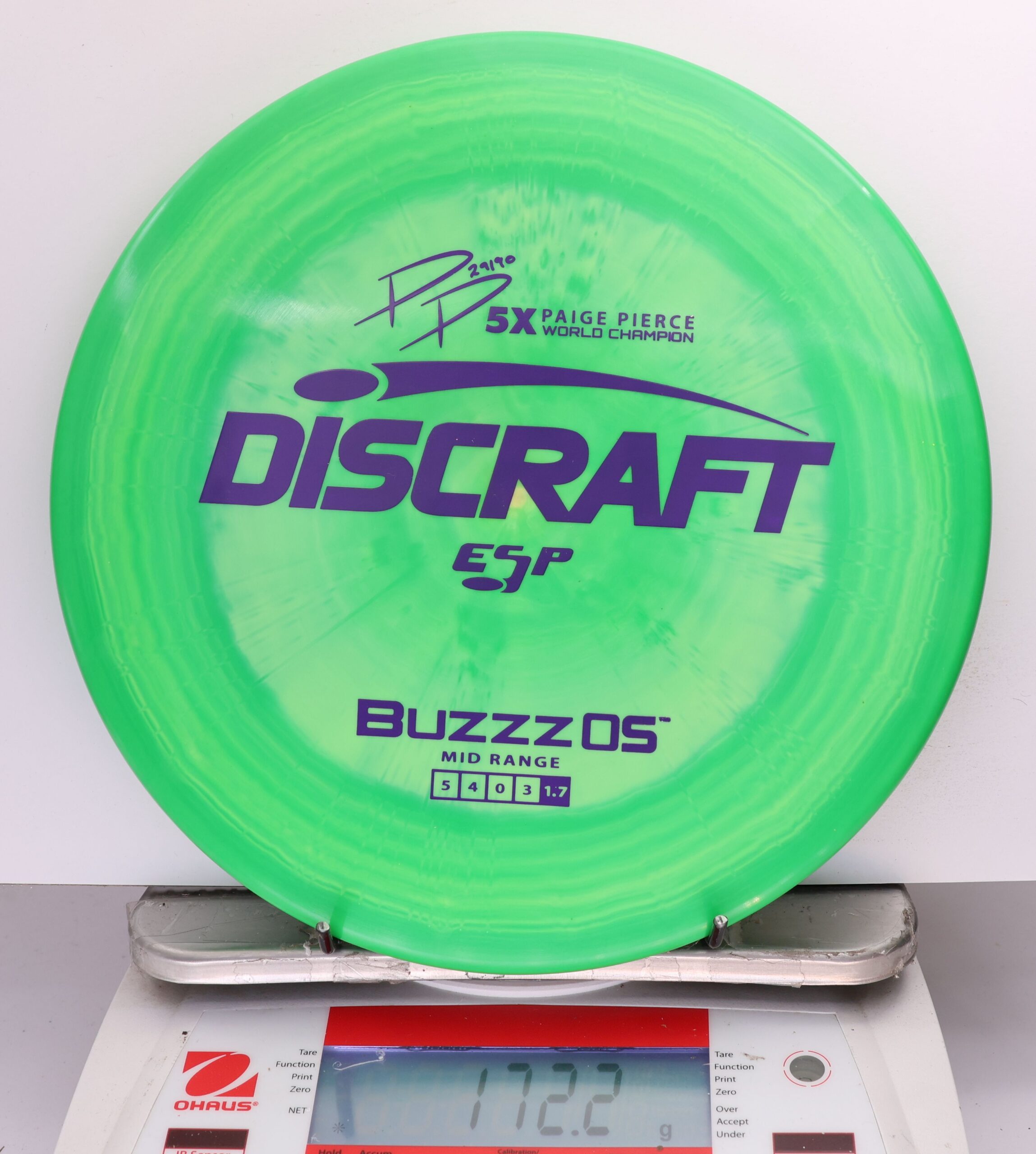 661378 ESP Buzzz OS, Paige Pierce 5X - #938 Green, 172